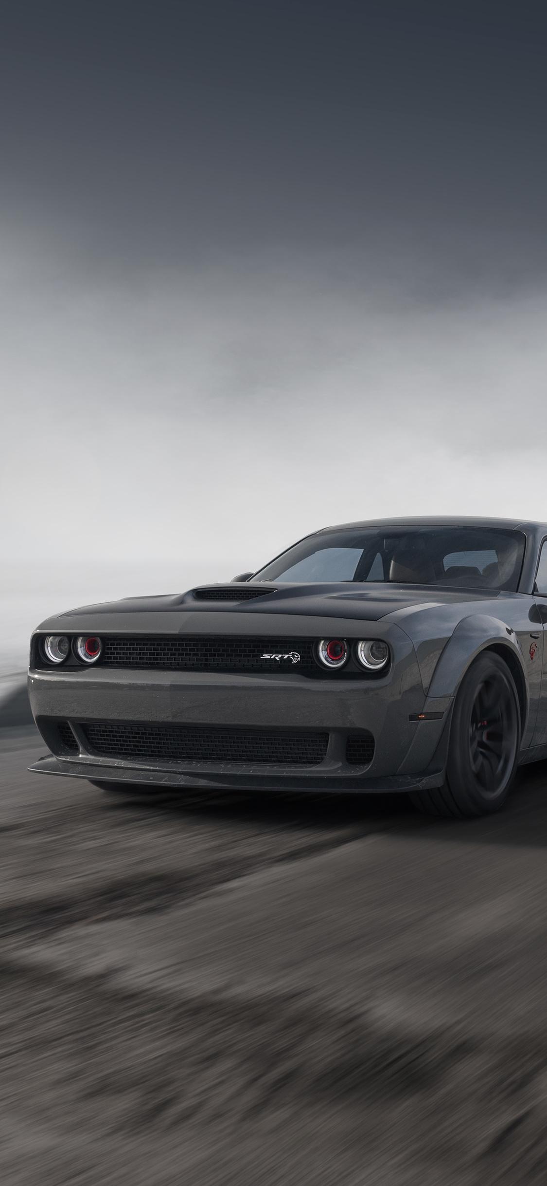 1125x2436 Dodge Challenger Demon SRT 4k Front iPhone XS, iPhone iPhone X HD 4k Wallpaper, Image, Background, Photo and Picture
