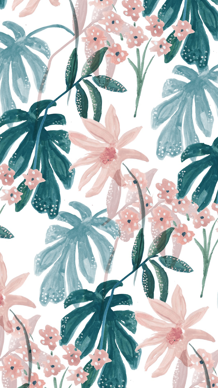 700x1244 for Floral Background To Decorate Your Screen With