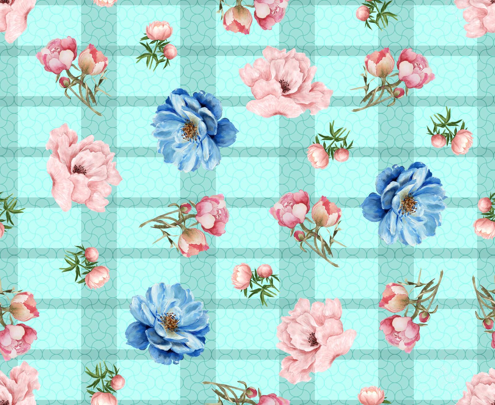 1600x1309 Floral background for textiles fabric, covers, manufacturing, wallpaper, print, gift wrap, EON THE ART STUDIO EON THE ART STUDIO