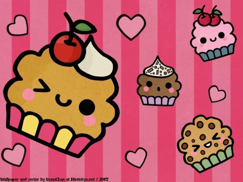 Cartoon Cupcakes Wallpapers - Top Free Cartoon Cupcakes Backgrounds -  WallpaperAccess