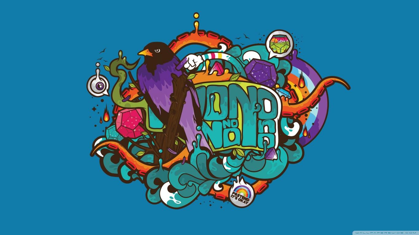 1366x768 Vector Art Design Ultra HD Desktop Background Wallpaper for 4K UHD TV : Tablet
