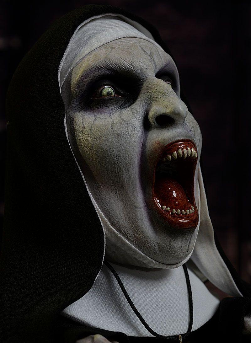 800x1093 The Nun Valak Defo Real Deluxe Action Figure Review. Horror Artwork, Valak, Scary Art