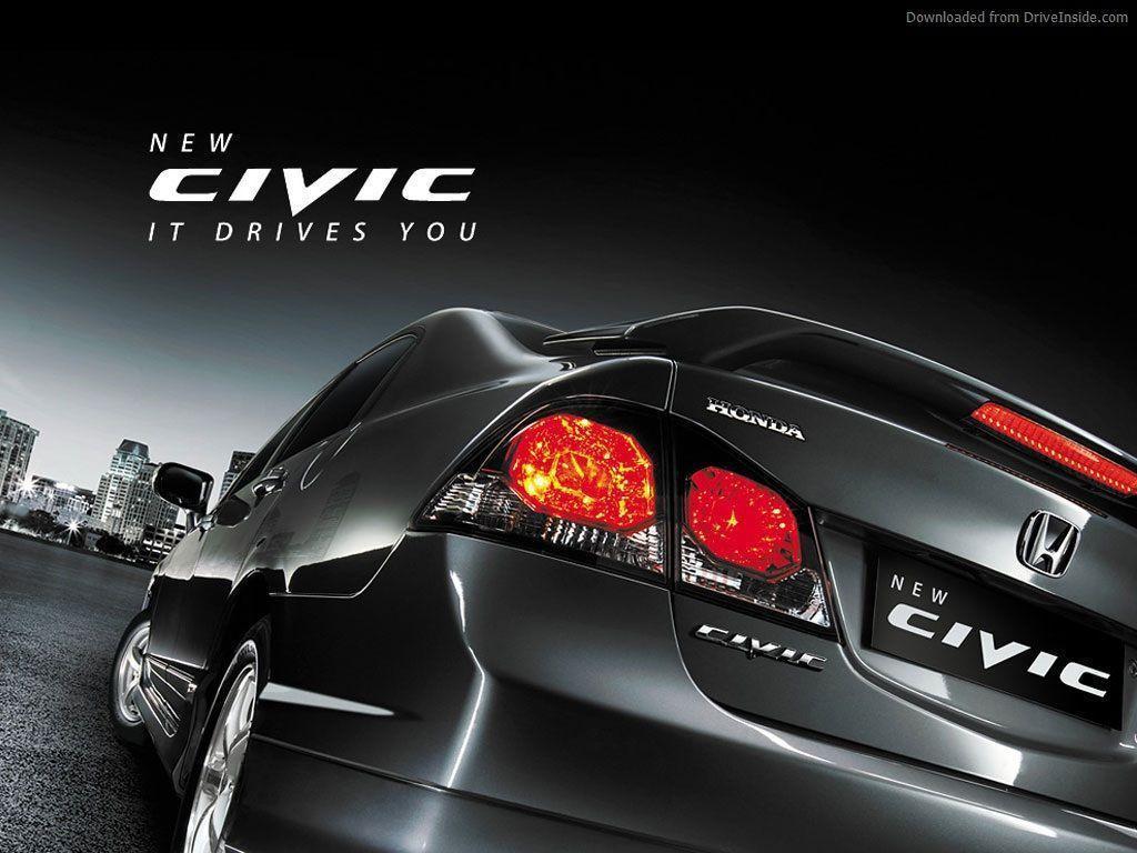 1024x768 New Honda Civic Logo