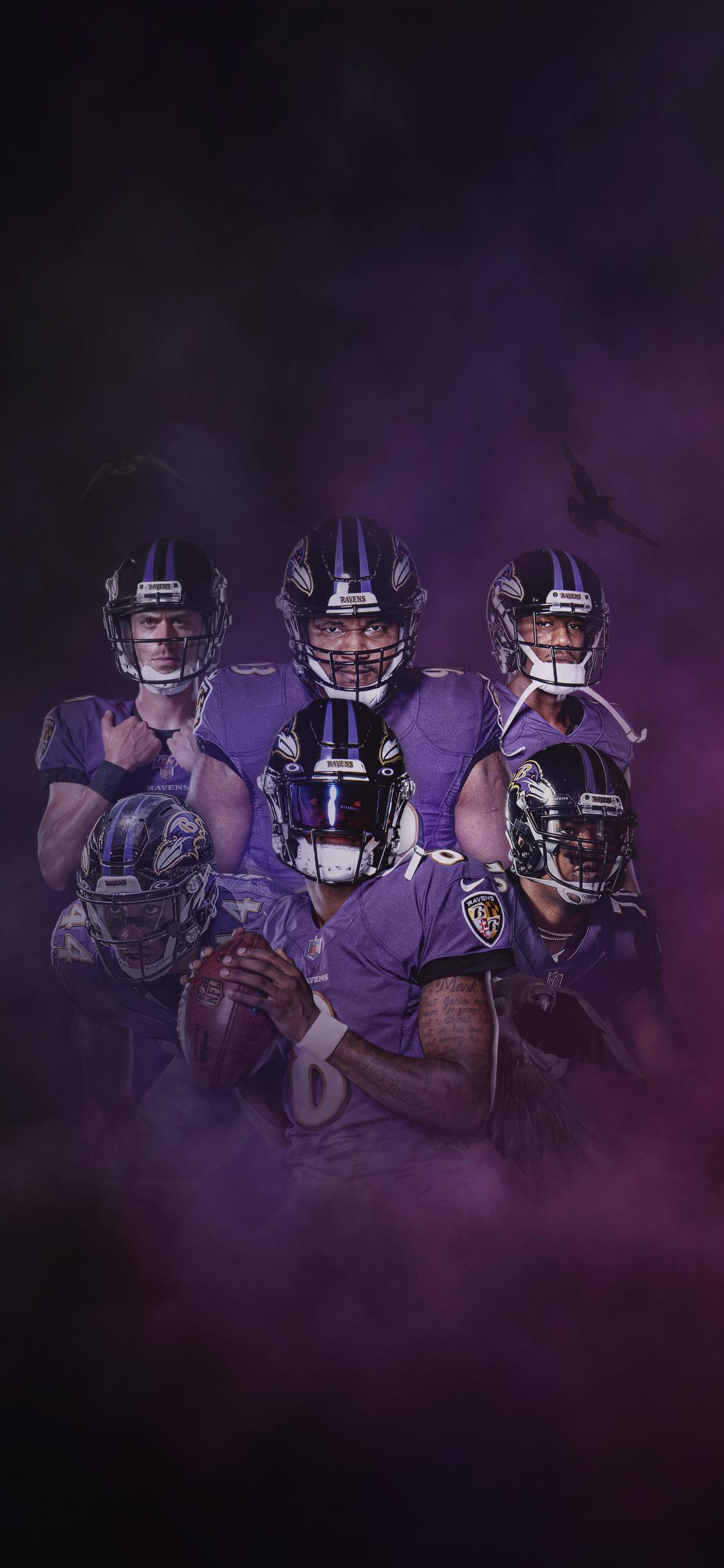 1125x2436 Ravens Wallpaper