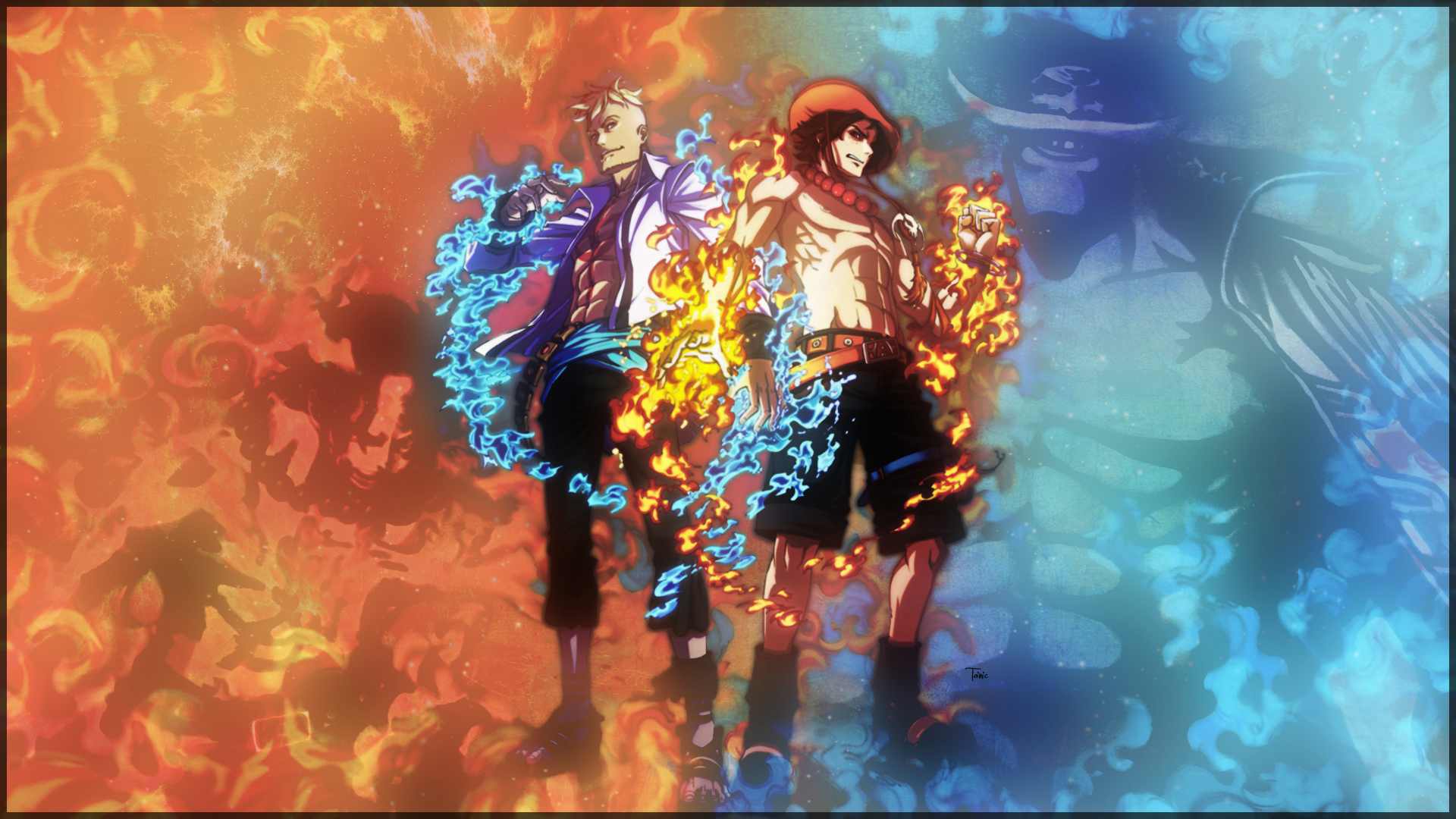 1920x1080 One Piece Ace Wallpaper Screen One Piece HD Wallpaper