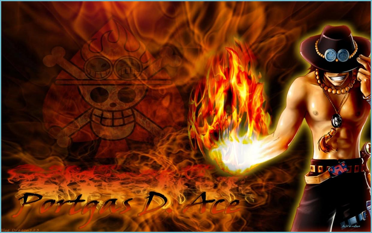 1241x776 Ace Wallpaper One Piece HD Wallpaper Fist Ace Wallpaper