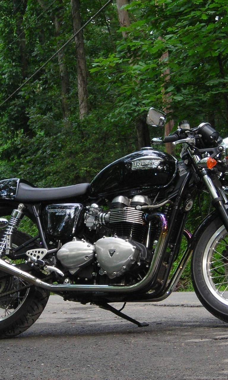 768x1280 Triumph Thruxton Wallpaper Desktop Background