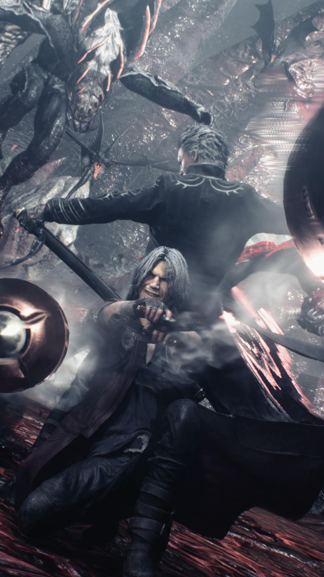 1080x1920 Dante Vergil Devil May Cry 5 4K Wallpaper