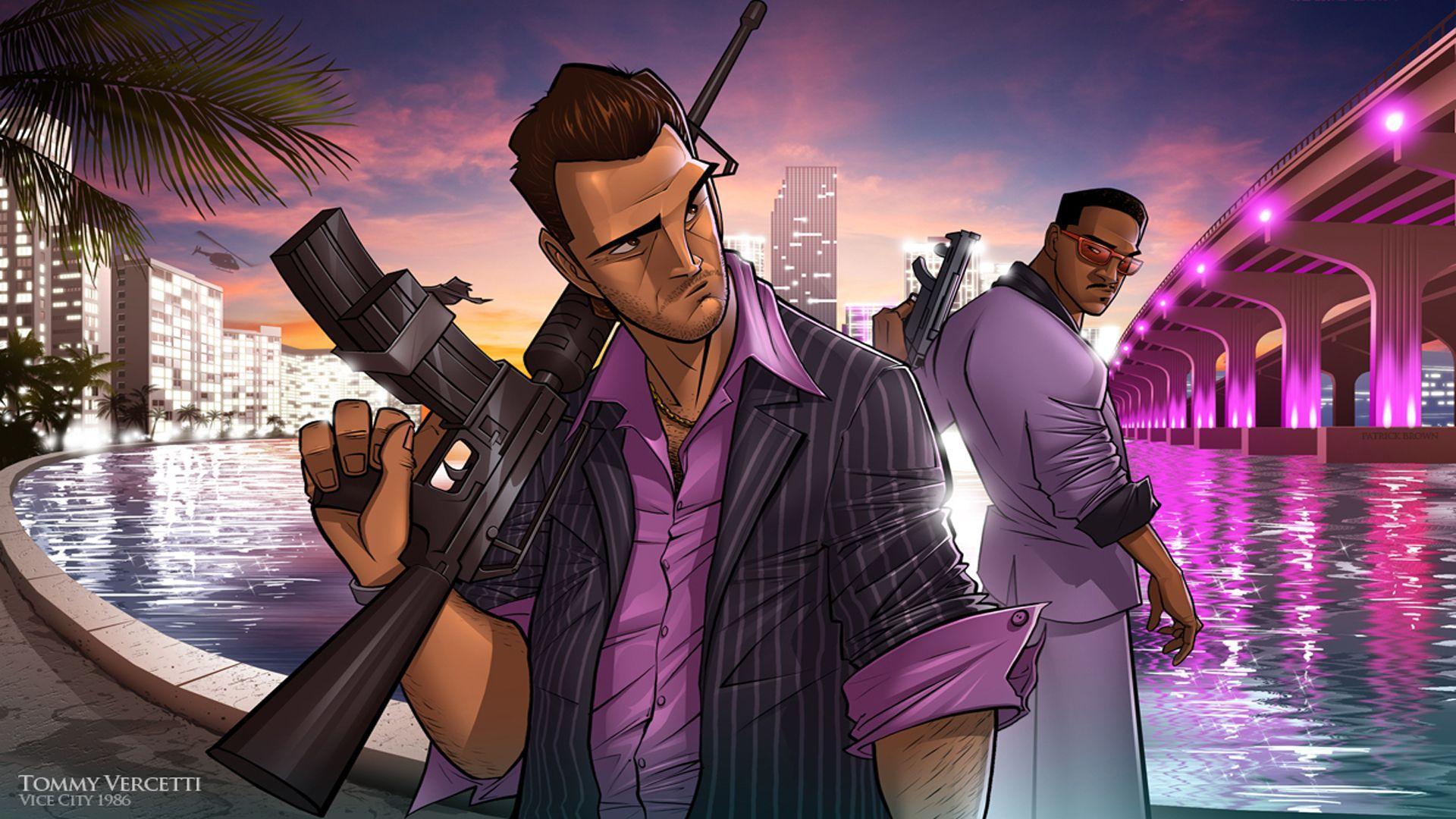 1920x1080 GTA Vice City Wallpaper
