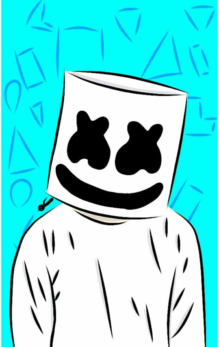 736x1164 marshmello. para iphone, Desenhos fáceis, Desenhos