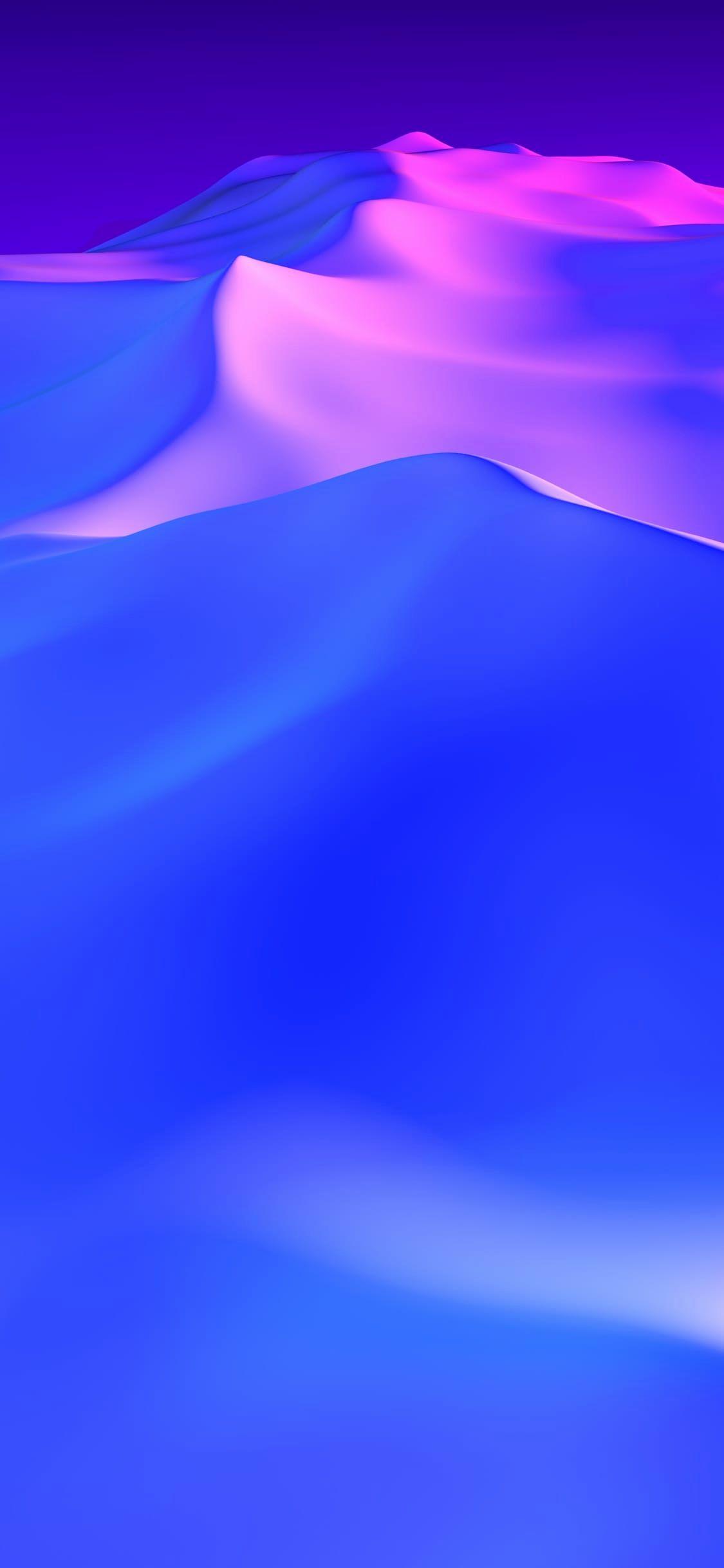 1125x2436 Blue iPhone Wallpaper