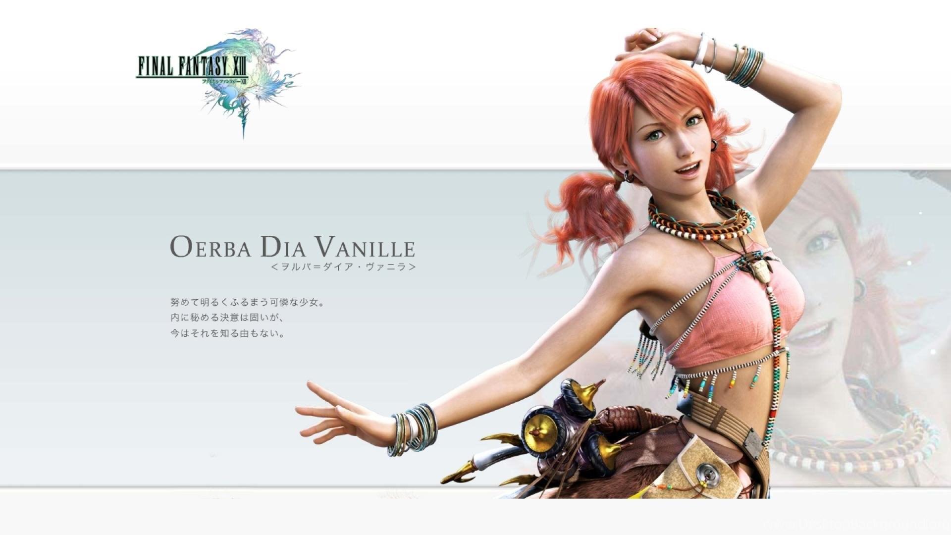 1920x1080 Final Fantasy Xiii Oerba Dia Vanille Video Games Wallpaper. Desktop Background