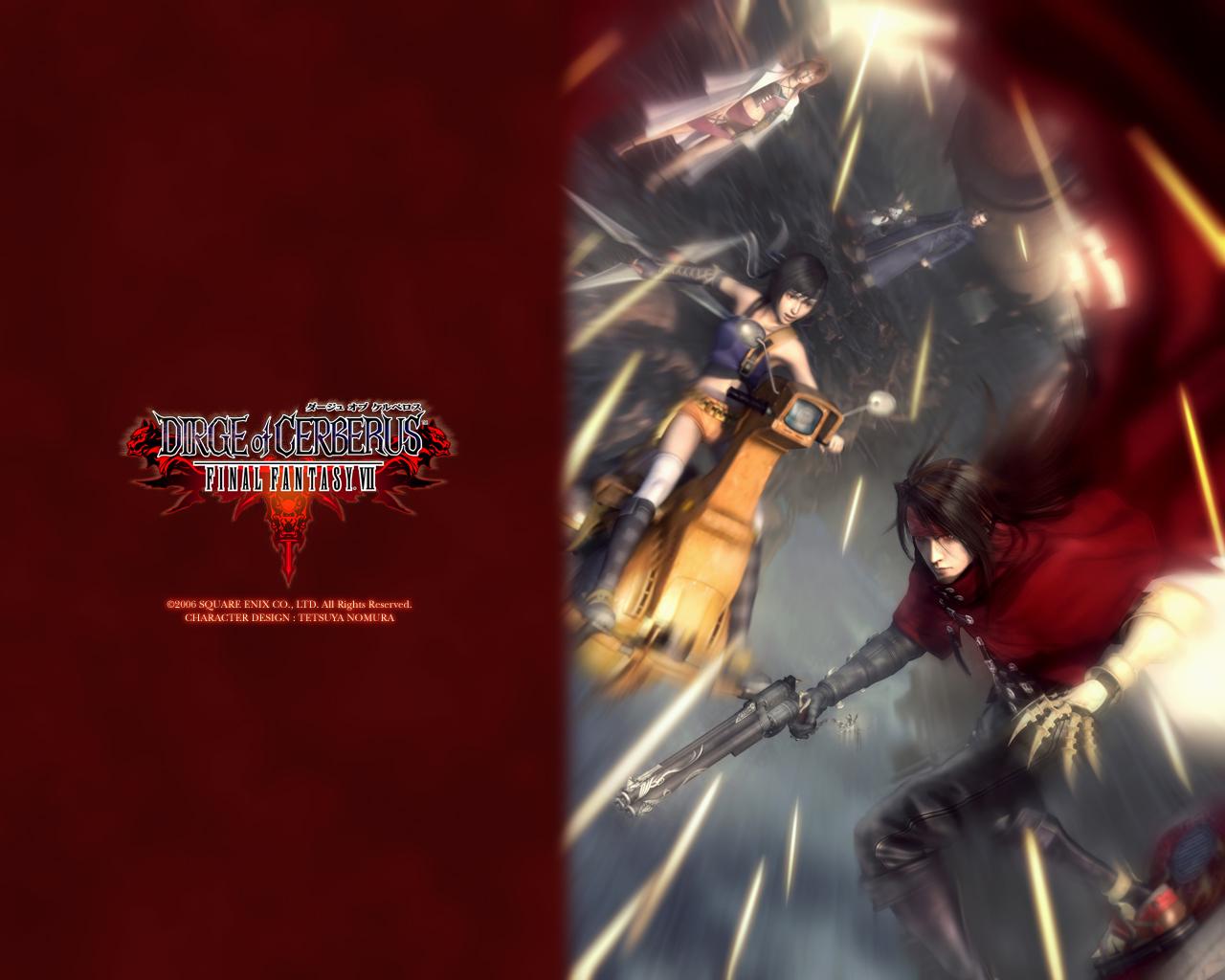 1280x1024 Image Final Fantasy Final Fantasy VII: Dirge of Cerberus vdeo game