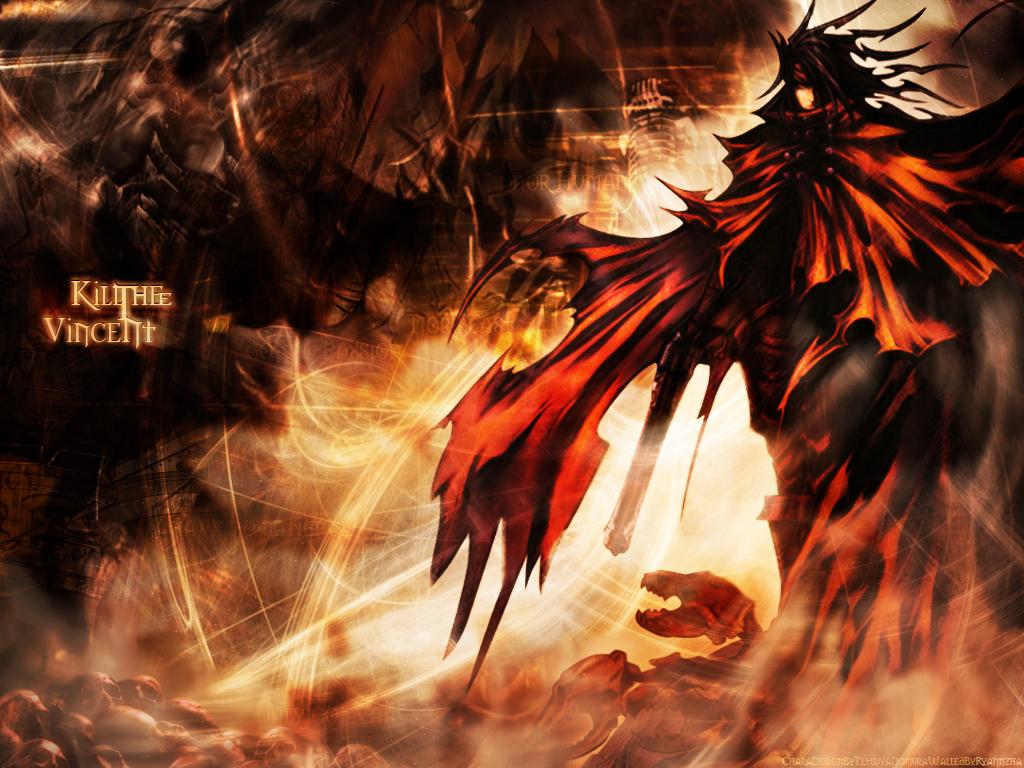 1024x768 Final Fantasy VII: Dirge of Cerberus Wallpaper: Vincent : Kill Thee!!