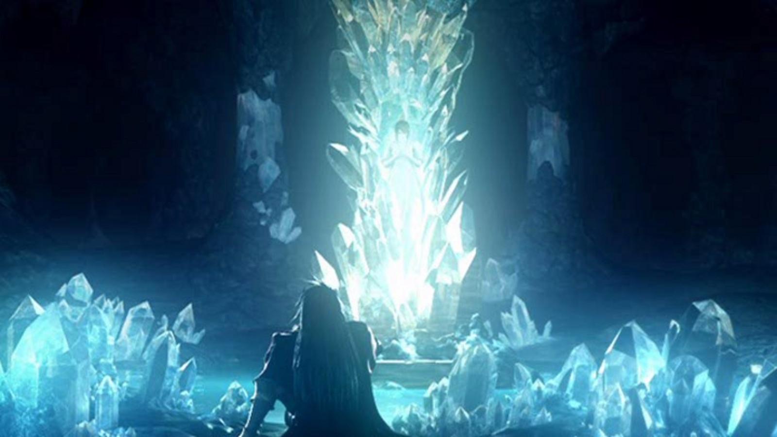 1600x900 Crystal Grotto Dirge of Cerberus Vincent visits Lucretcia