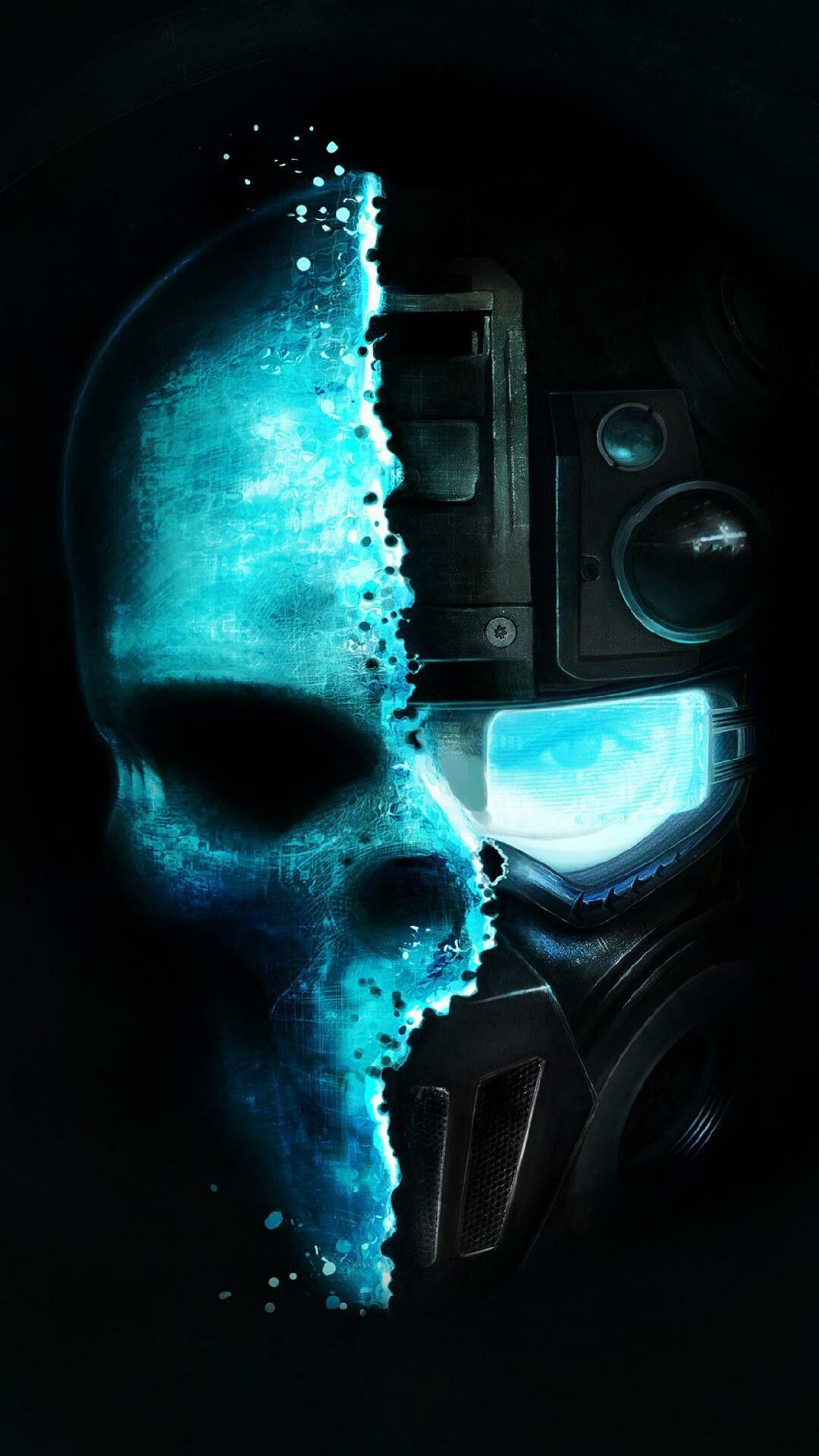 1080x1920 Phone Background 26. Tom clancy ghost recon, Skull, Cool wallpaper for phones