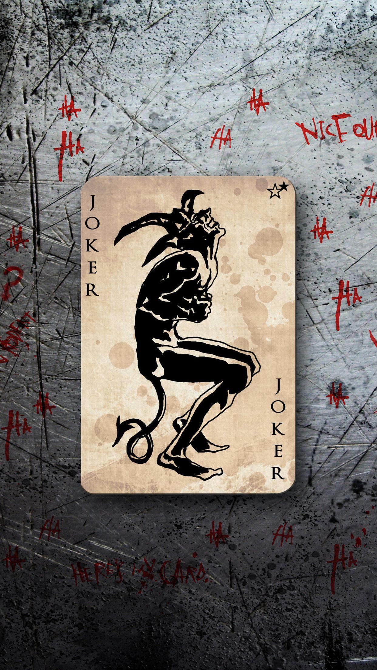 1242x2208 Joker Card iPhone 3Wallpaper Parallax Les 3 Wallpaper iPhone du jour. Joker card tattoo, Joker HD wallpaper, Joker wallpaper