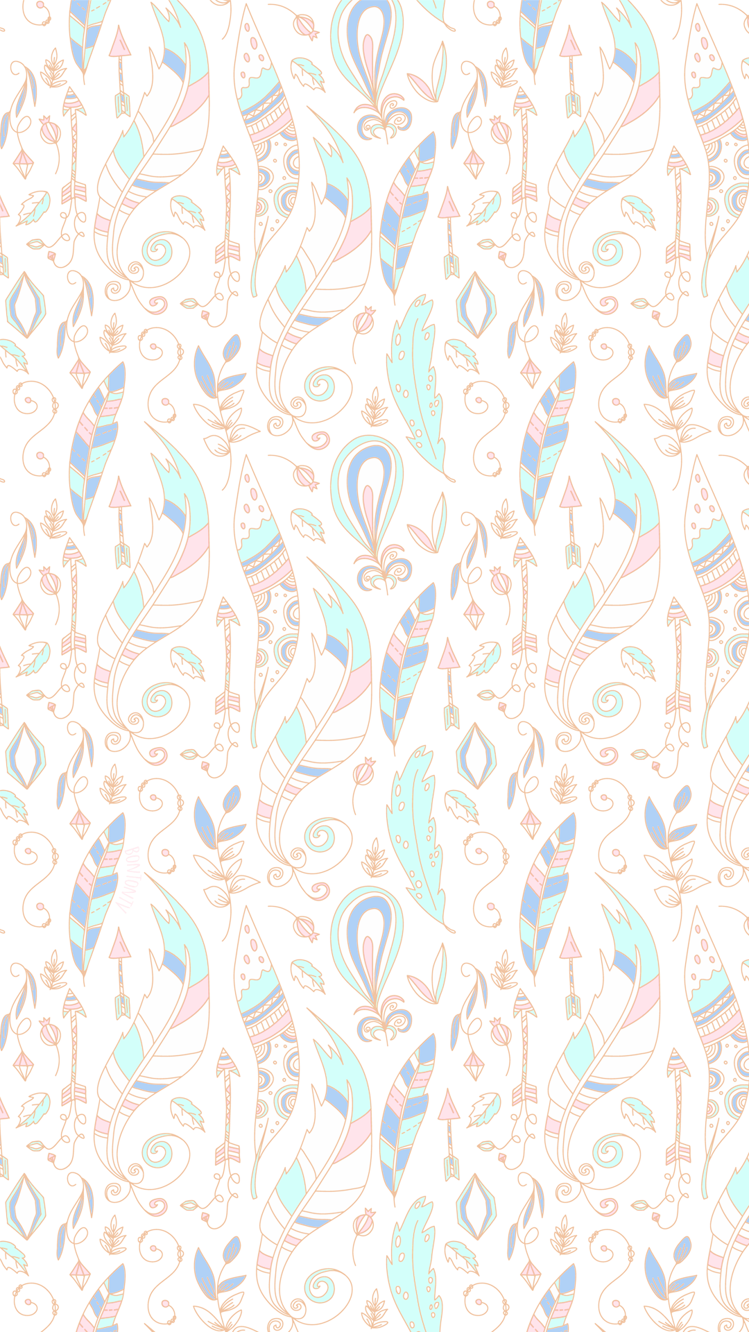 1080x1920 pattern. Phone wallpaper boho, Watercolor desktop wallpaper, iPhone background wallpaper