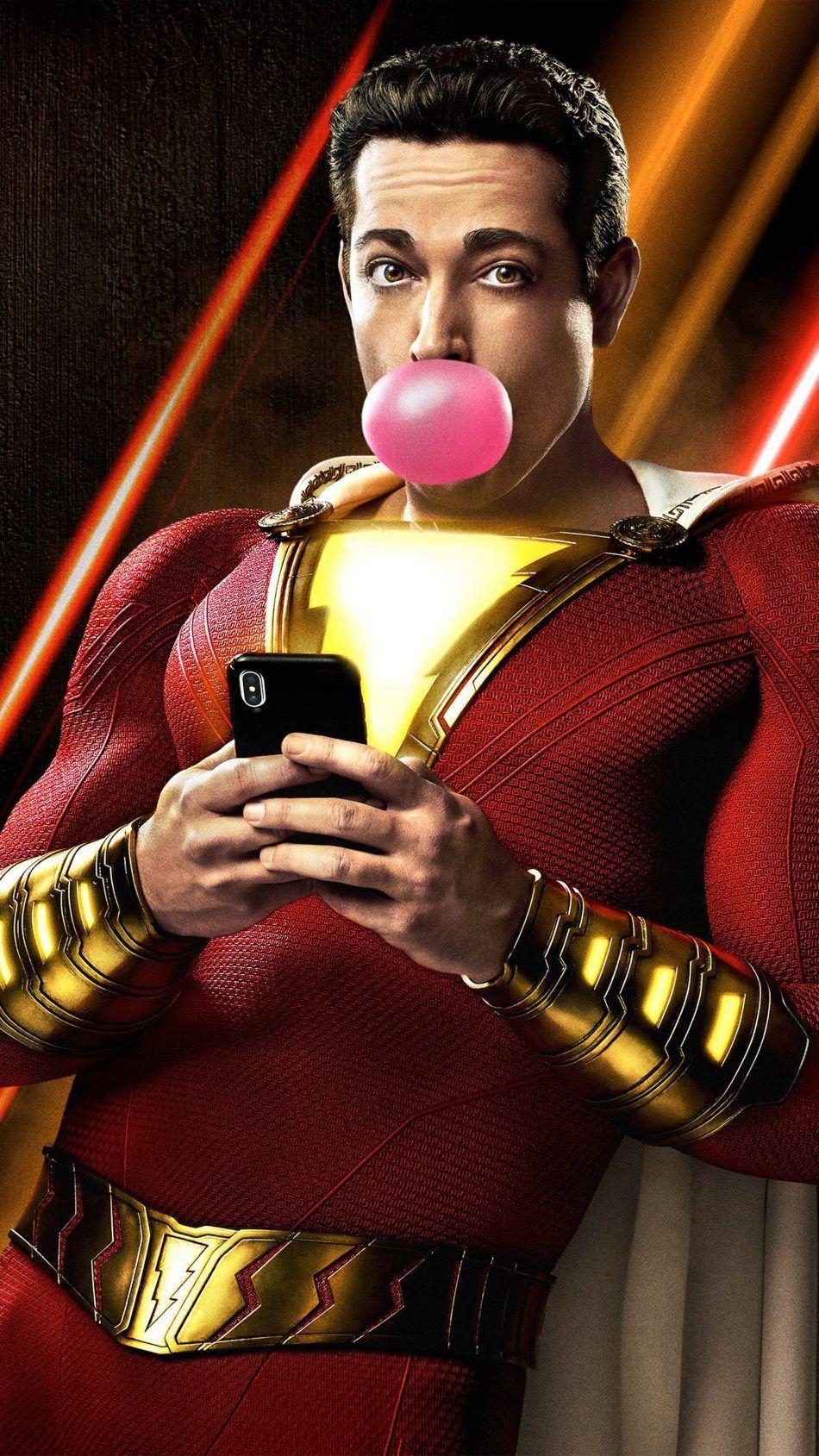 950x1689 DC Shazam 4K Desktop Wallpaper
