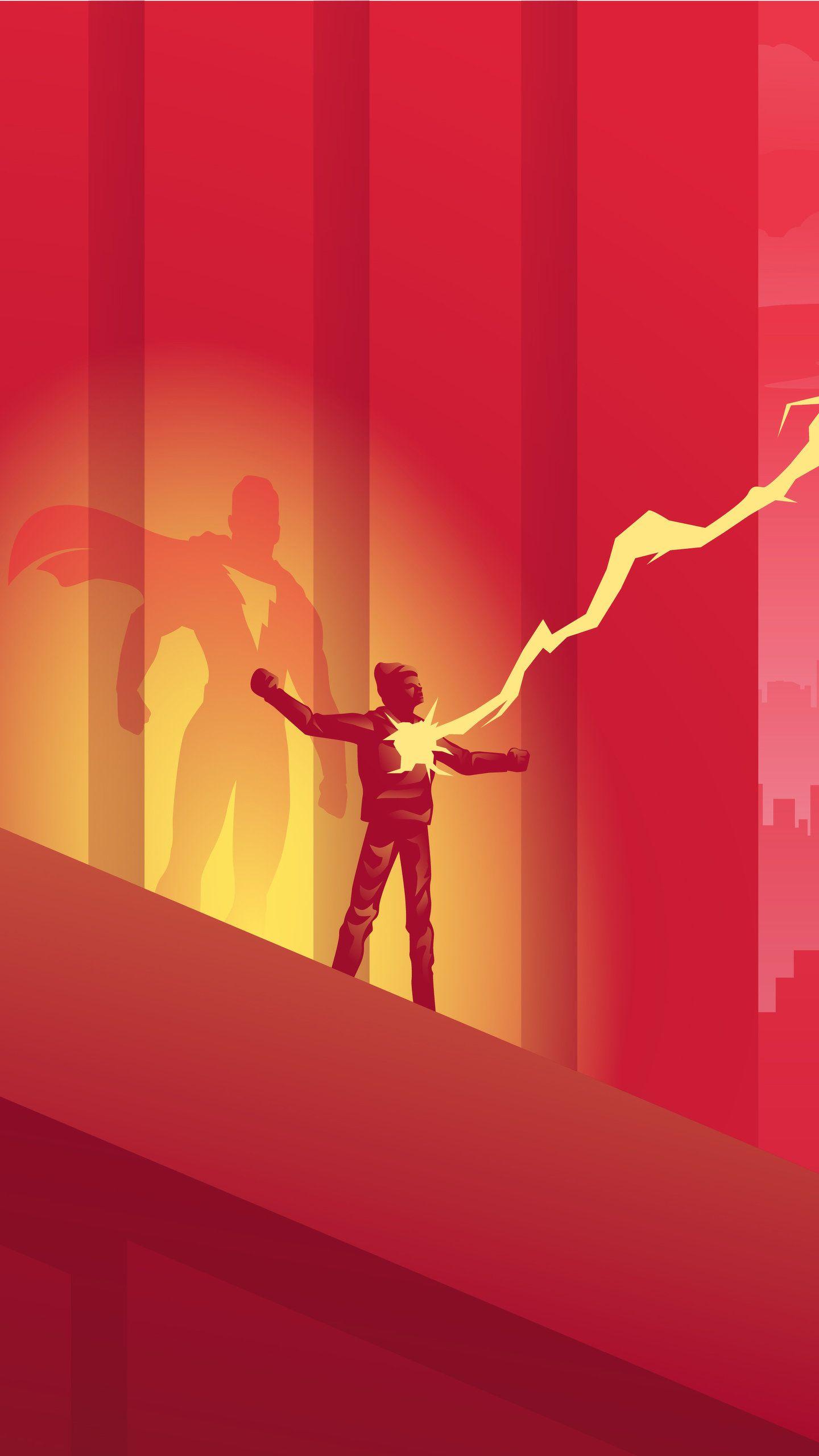 1440x2560 Shazam Made, HD Superheroes Wallpaper Photo and Picture ID. Shazam, Captain marvel shazam, Universe movie