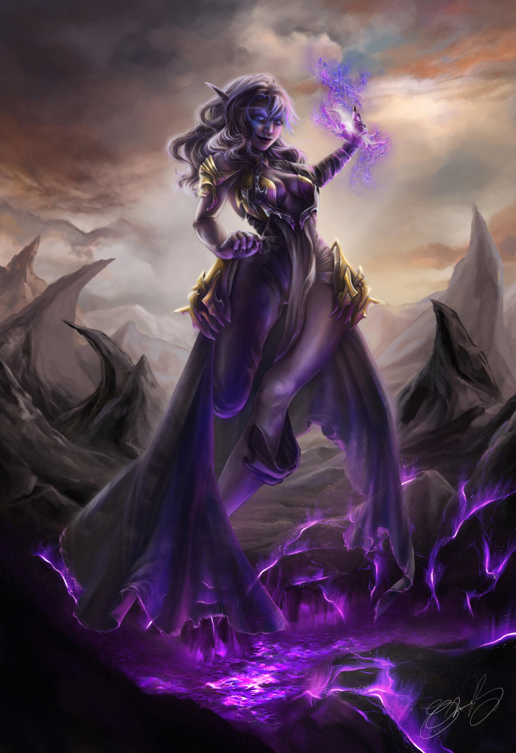 Void Elf Wallpapers Top Free Void Elf Backgrounds Wallpaperaccess 