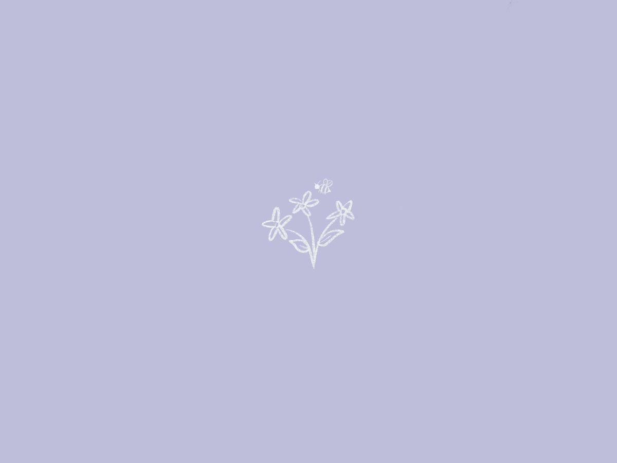 1200x900 Aesthetic pastel purple flower lock screen. Blue wallpaper iphone, Pastel aesthetic, iPhone background wallpaper