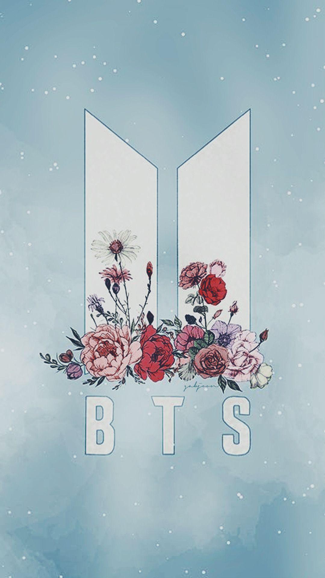 1080x1920 BTS Logo Wallpaper