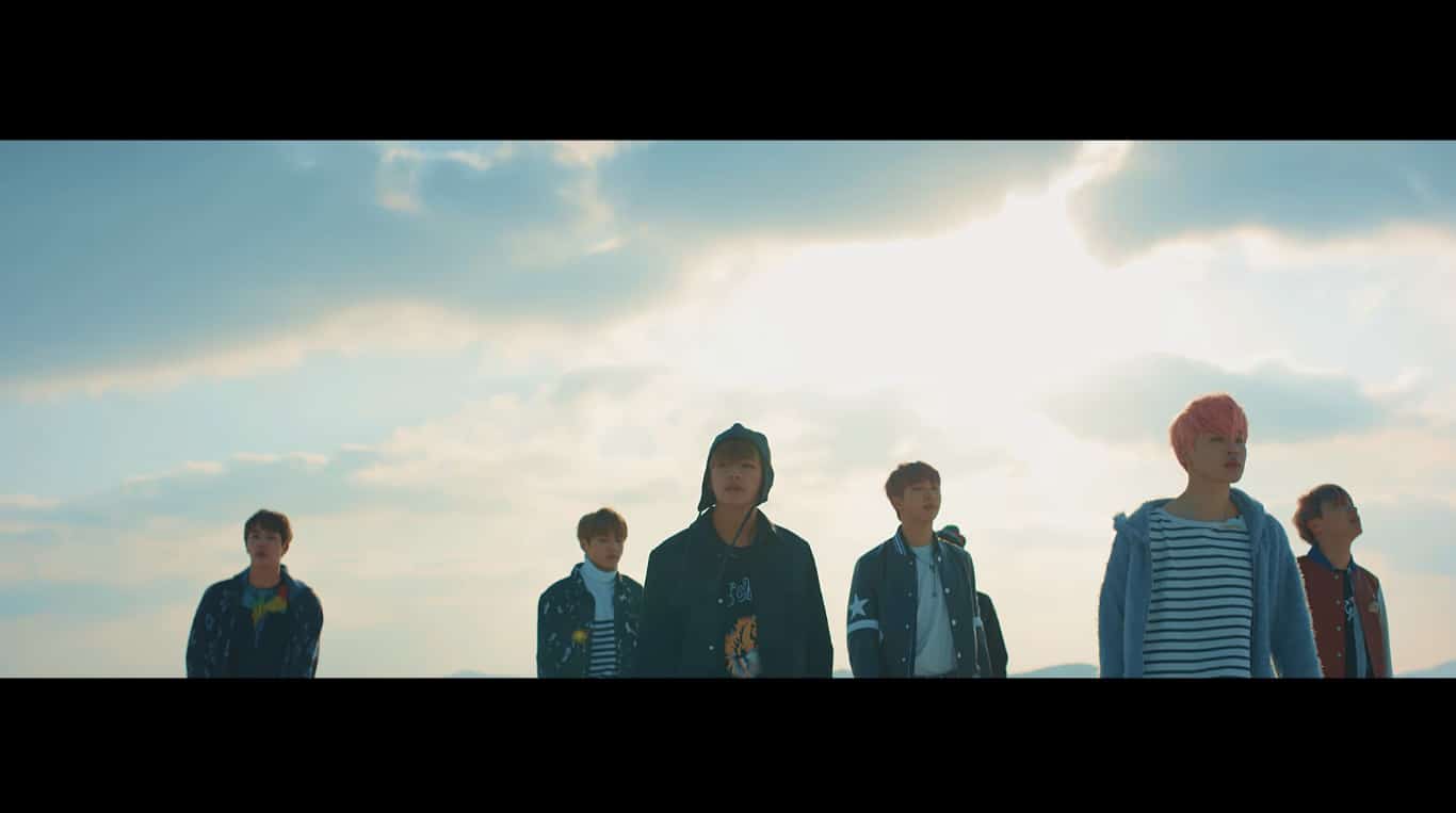 1366x763 BTS Spring Day Mac Wallpaper
