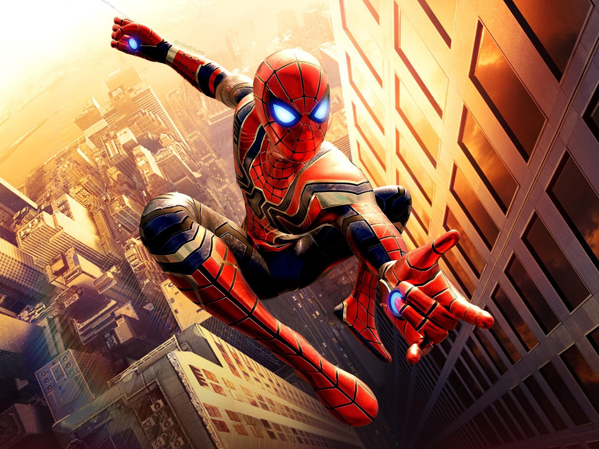 1920x1440 Iron Spider Wallpaper, Mike BlueG