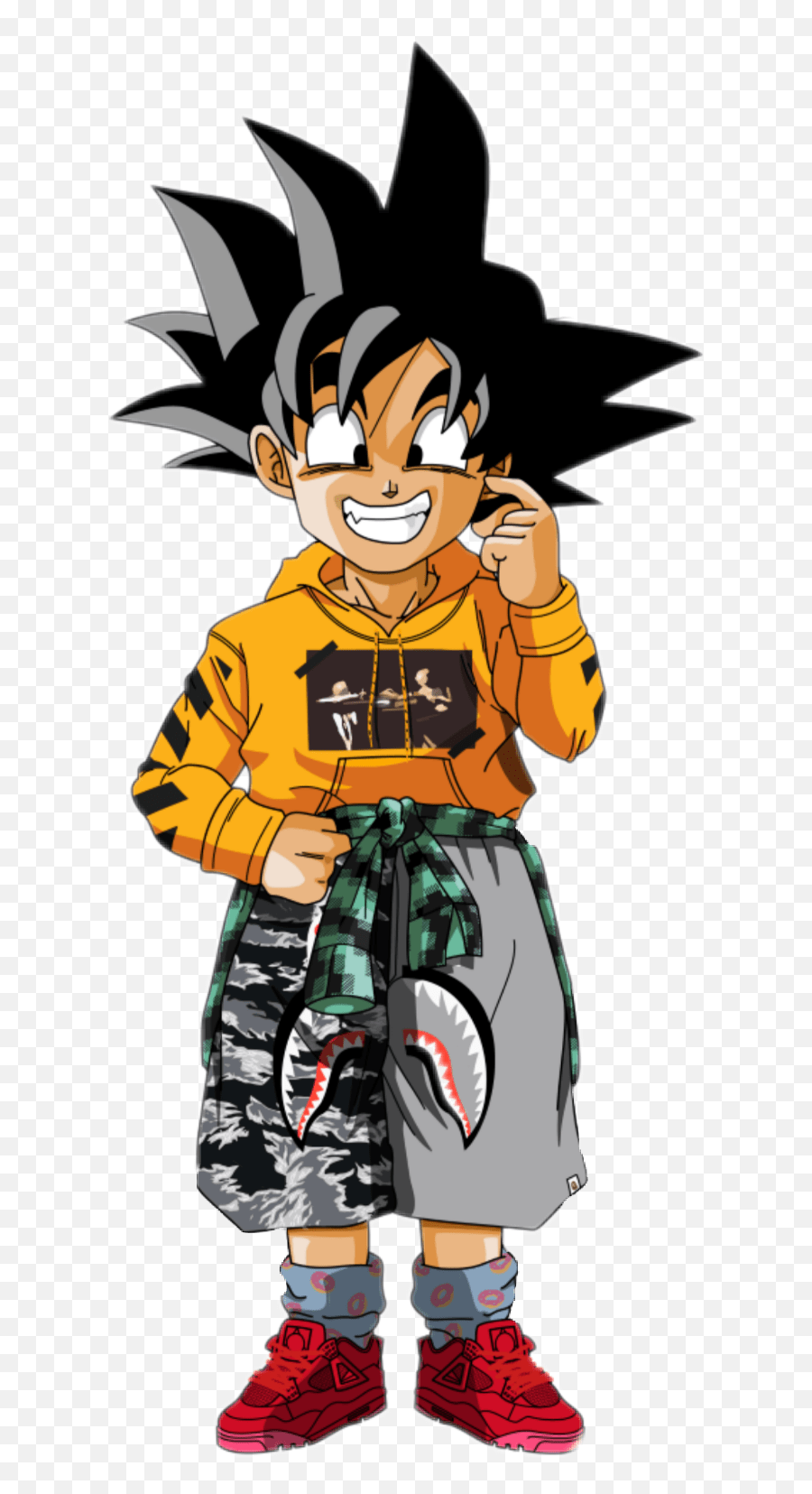 900x1655 Dbz Goku Bape Supreme Ball Z Supreme Png, Dbz Transparent transparent png image