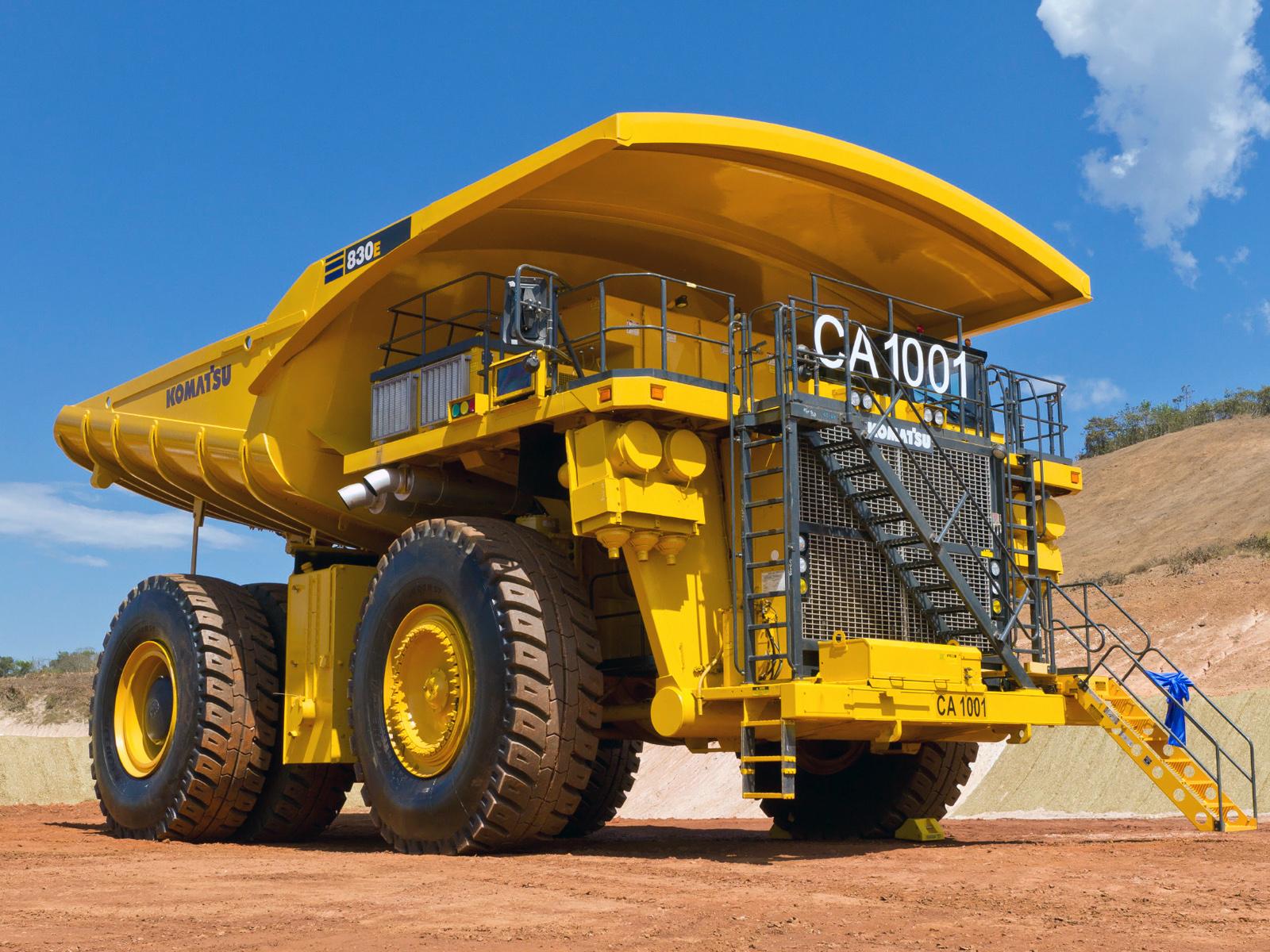 1600x1200 Komatsu 830E AC Dumptruck Construction 4x4 G Wallpaperx1200