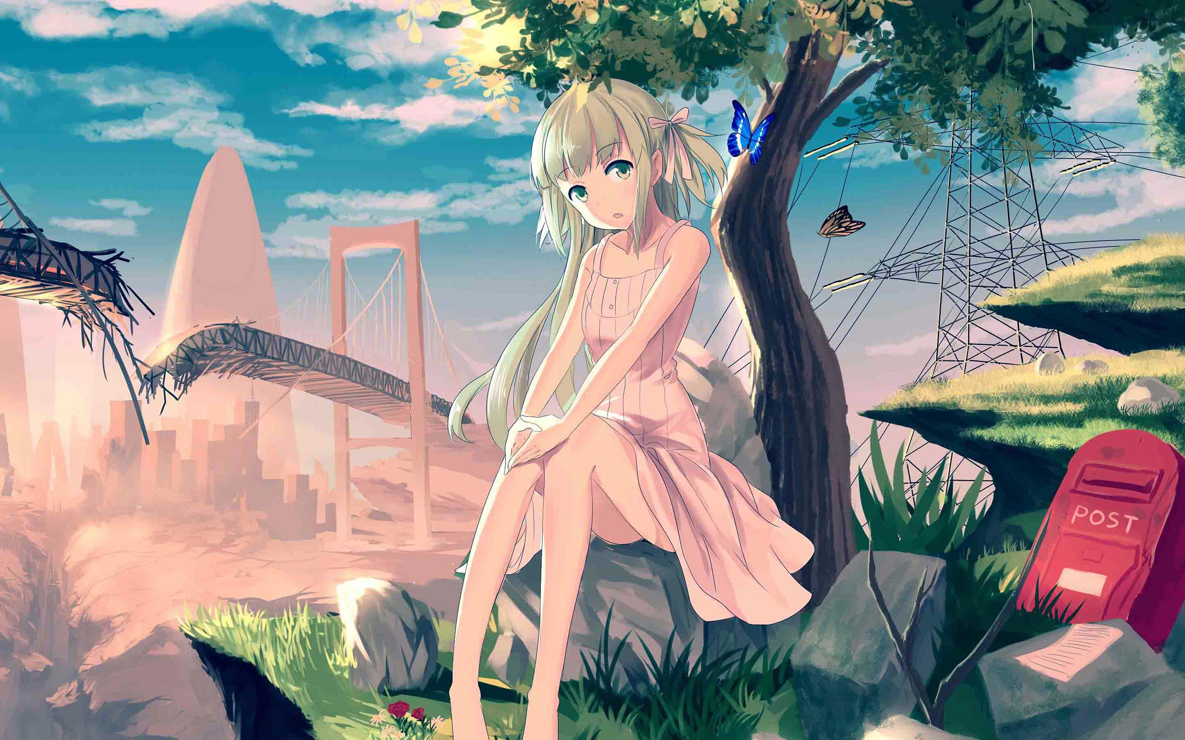 3840x2400 Anime Girl Wallpaper