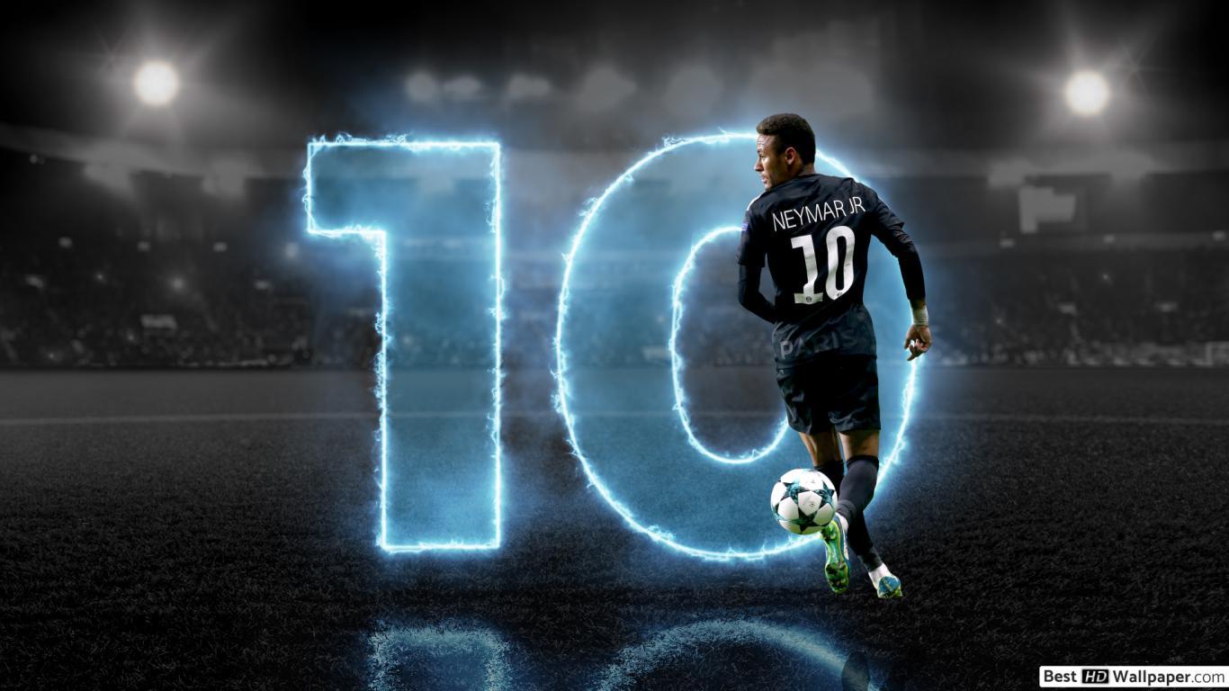 1366x768 Neymar 2021 HD wallpaper download