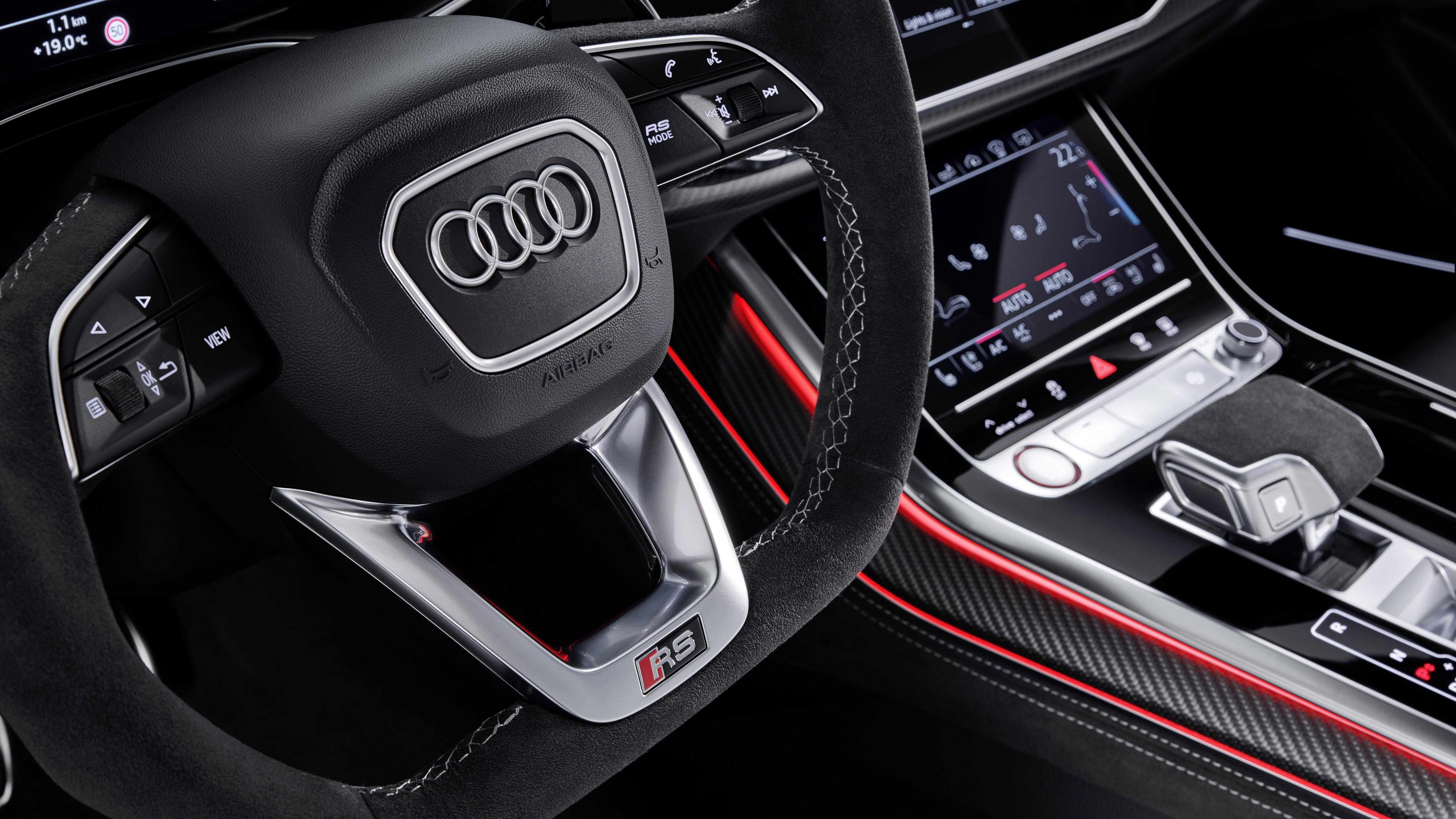 5120x2880 Audi RS Q8 2020 4K Interior Wallpaper. HD Car Wallpaper
