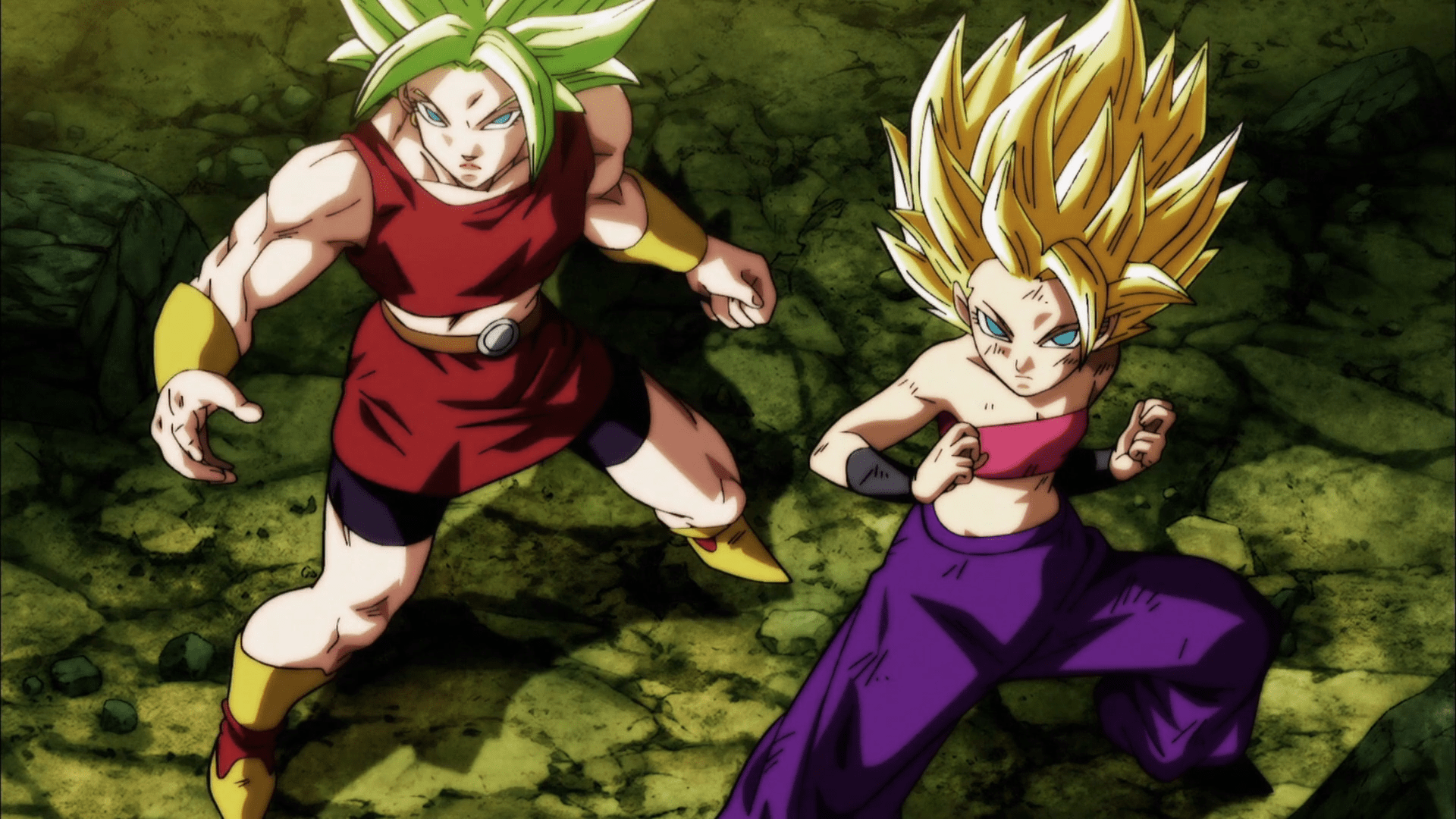 1920x1080 Kale and Caulifla HD Wallpaper