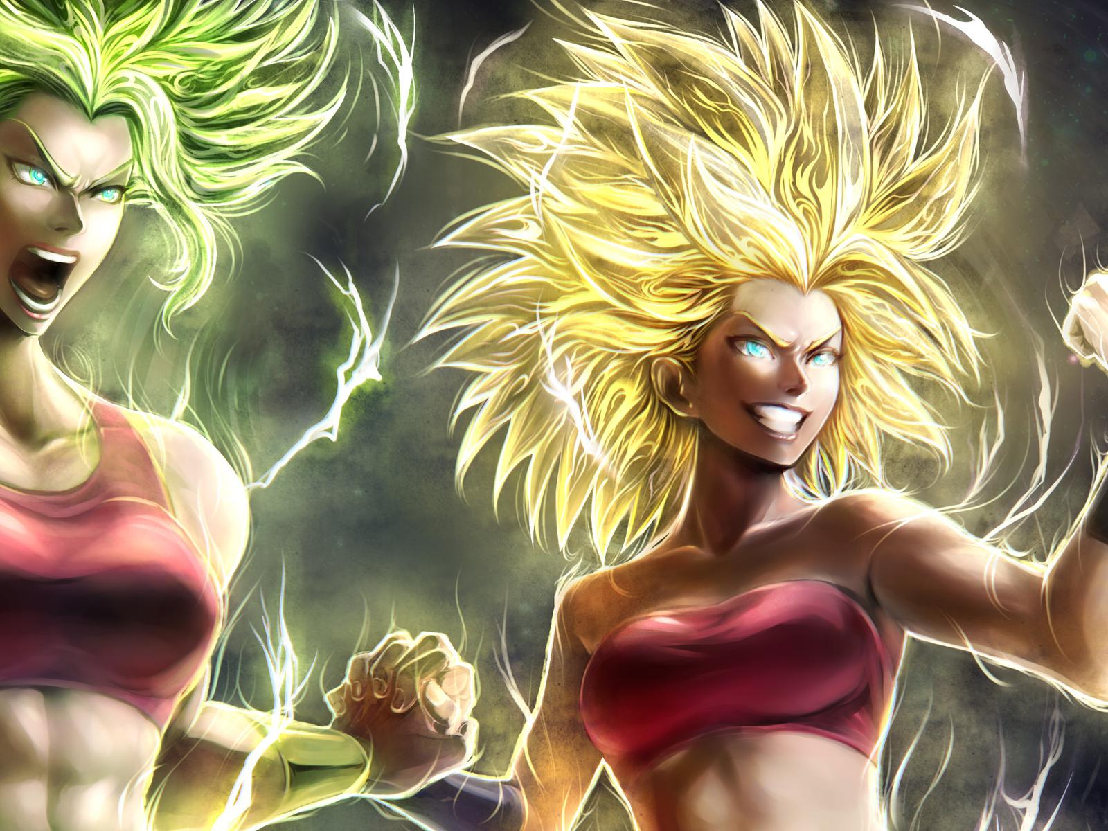 1600x1200 Caulifla Kale Dragon Ball Super Girls 1600x1200 Resolution HD 4k Wallpaper, Image, Background, Photo and Picture