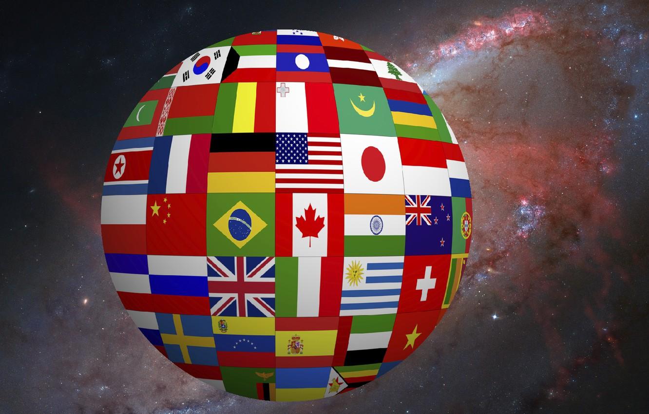1332x850 Wallpaper love, Space, Earth, flags, Milky Way, other, wallpaper 1920 x - for desktop, section космос