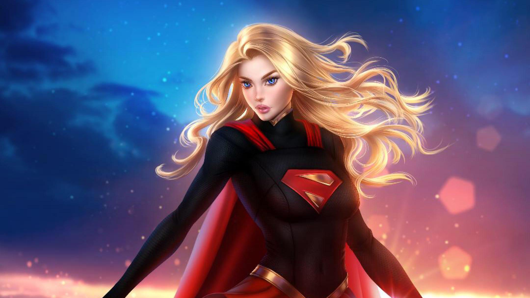 2160x1215 Art Supergirl, HD Superheroes, 4k Wallpaper, Image, Background, Photo and Picture