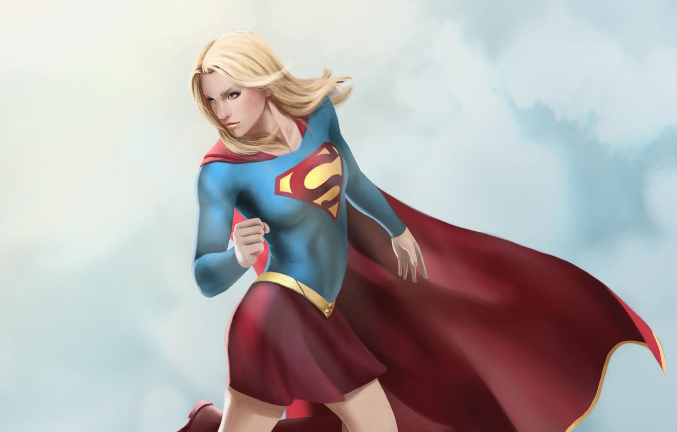 1332x850 Wallpaper Girl, Fiction, Art, Superhero, Supergirl, Dc Comics, Kara Zor El Image For Desktop, Section фантастика