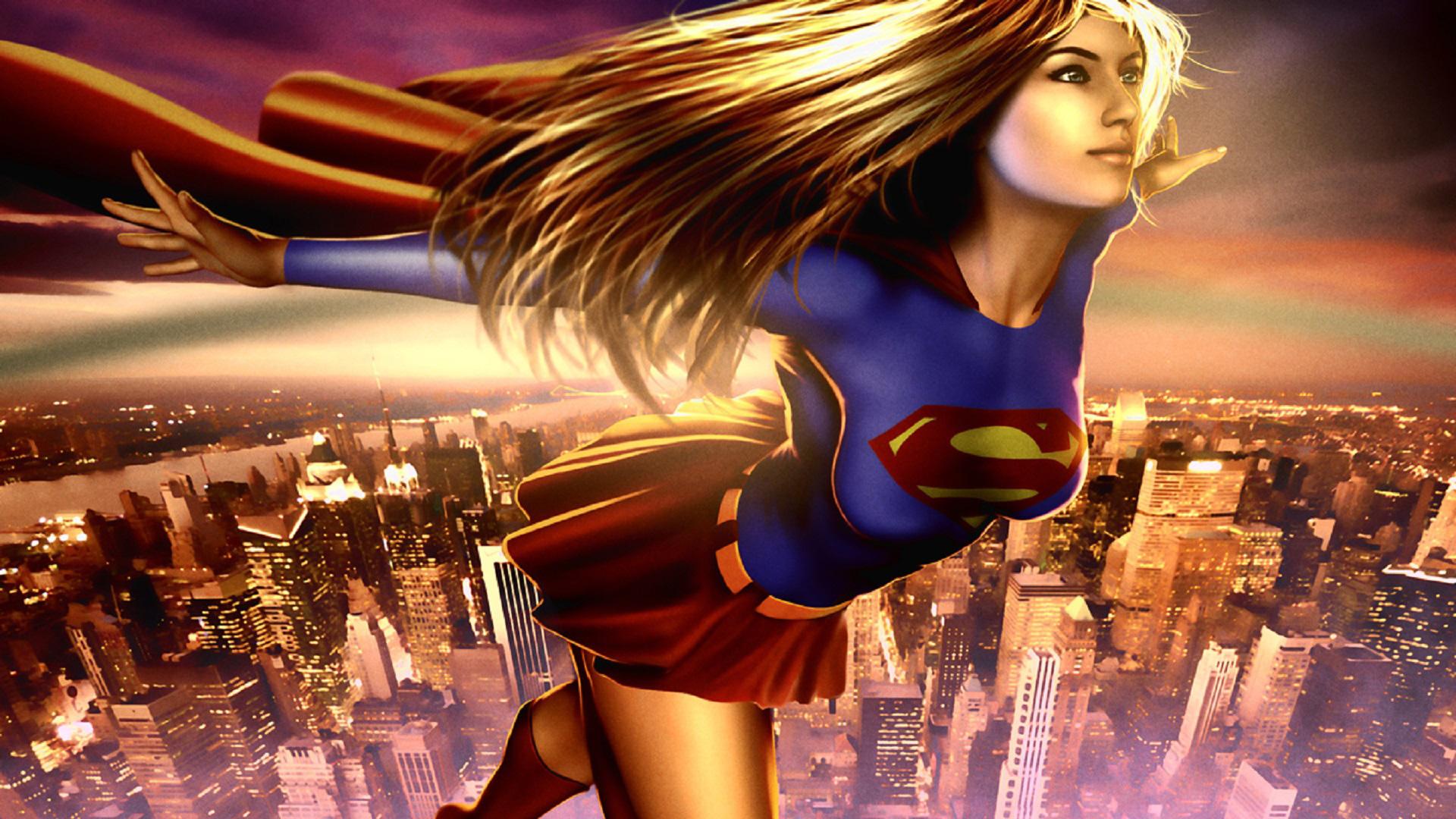 1920x1080 Supergirl HD Art, HD Superheroes, 4k Wallpaper, Image, Background, Photo and Picture