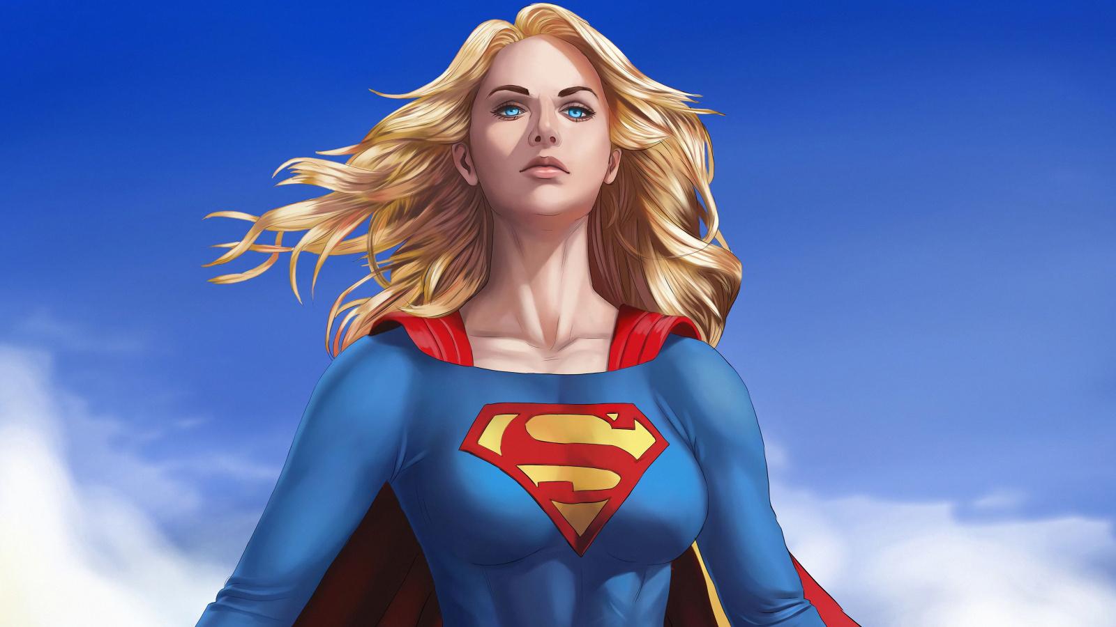 1600x900 Download Beautiful, supergirl, art wallpaper, 1600x Widescreen 16: Widescreen