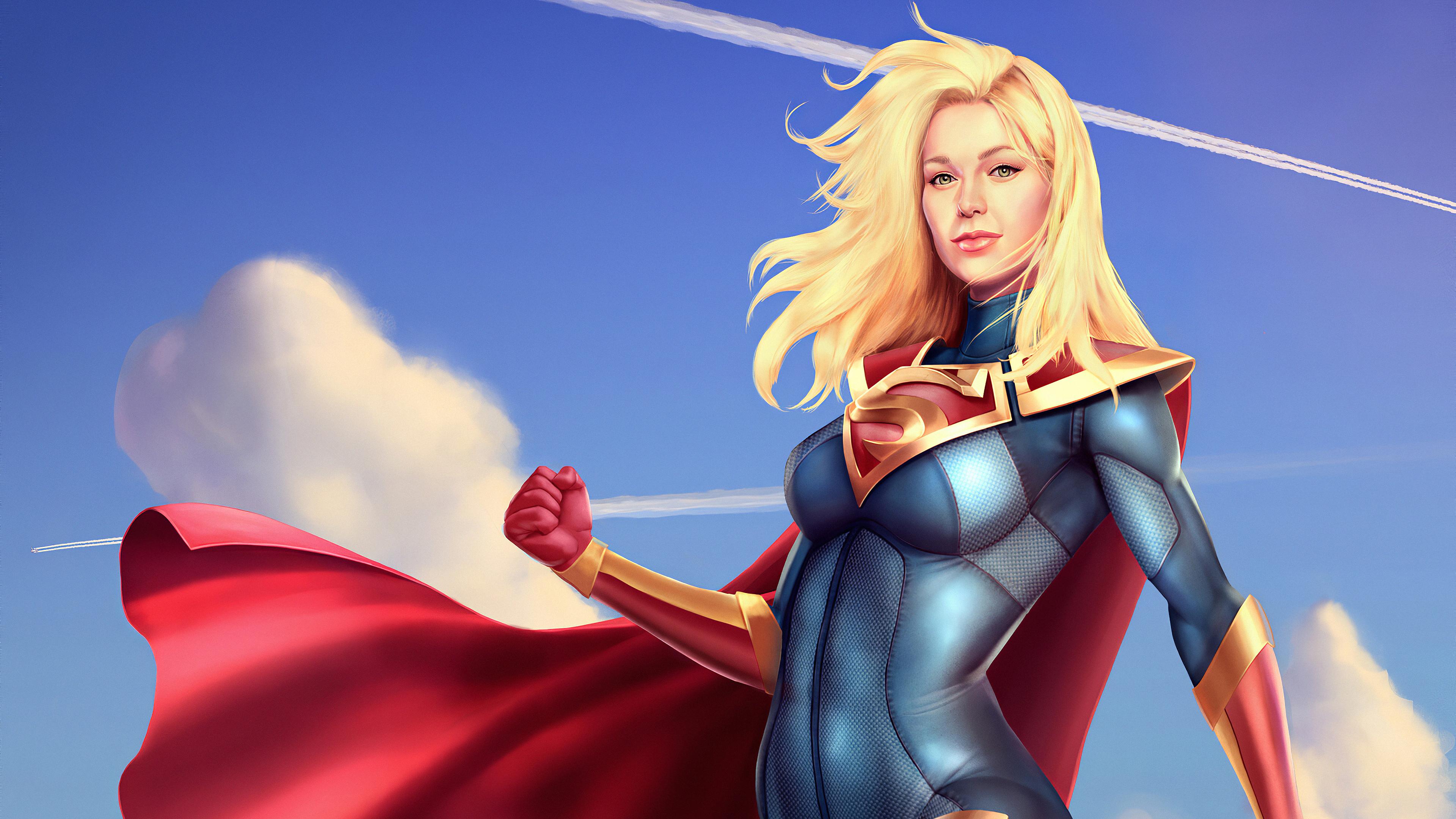 3840x2160 Wallpaper 4k Supergirl FanArt Wallpaper