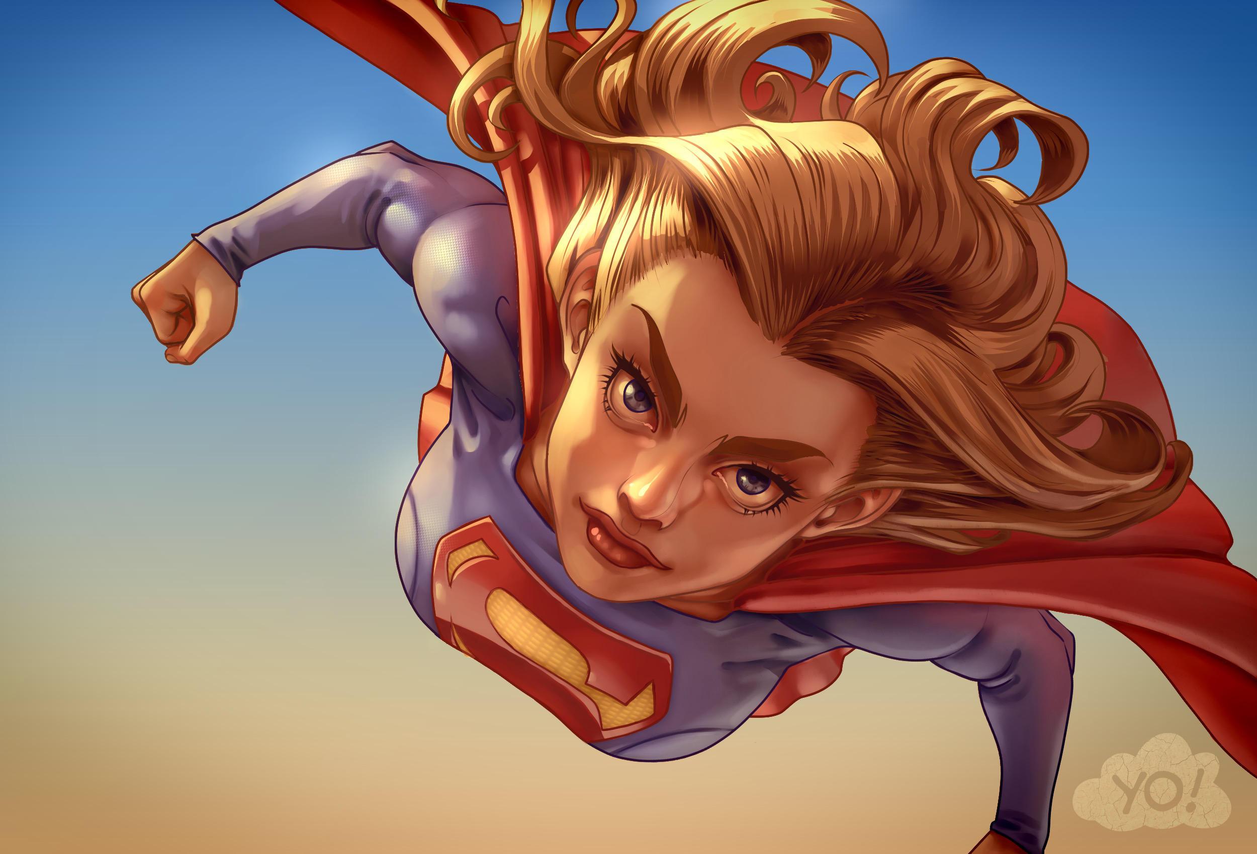 2500x1700 supergirl, hd, artwork, superheroes, digital art,. Mocah HD Wallpaper
