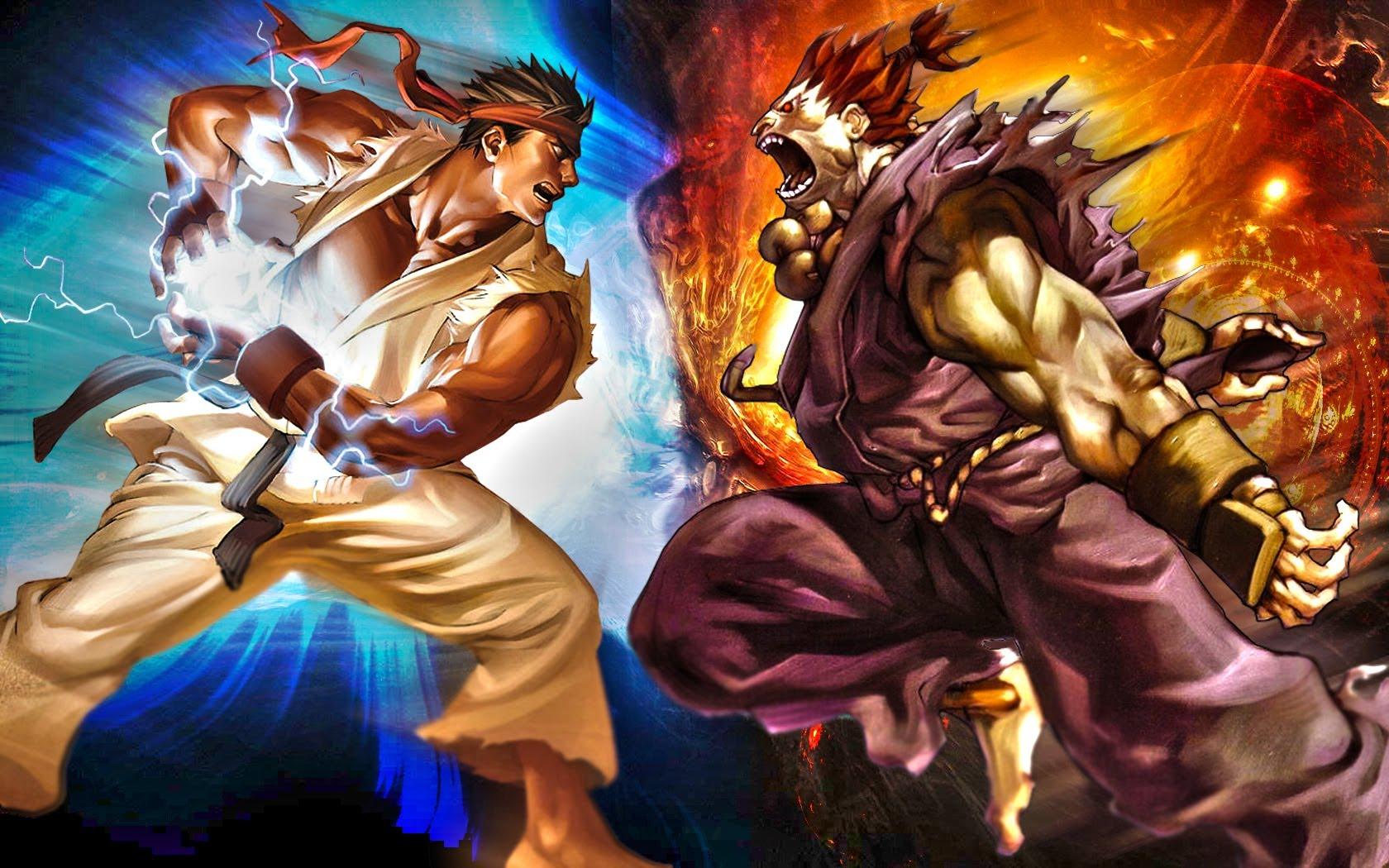 1680x1050 Street Fighter Ryu Akuma