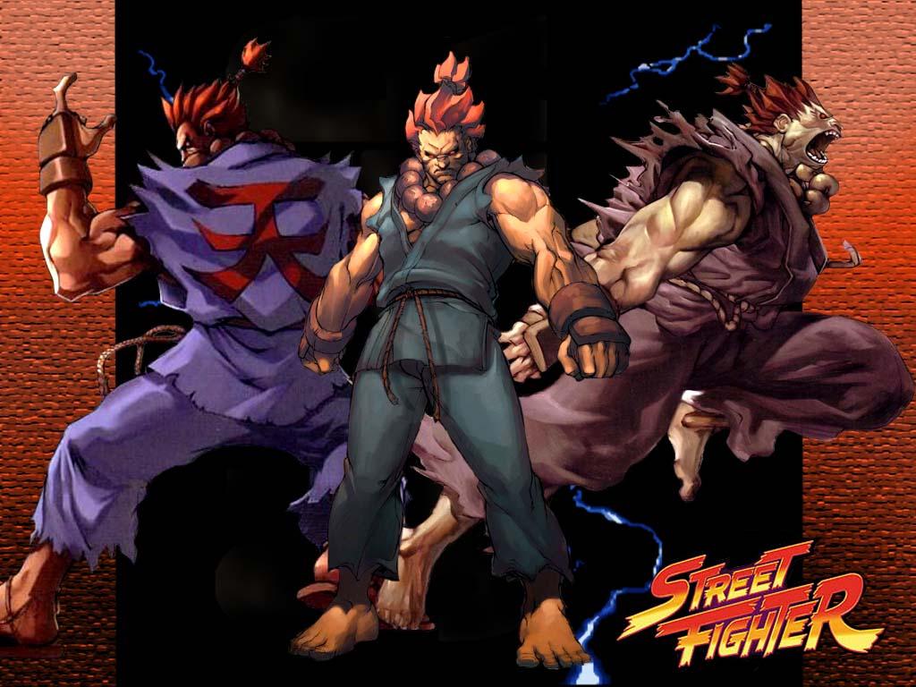 1024x768 Street Fighter Wallpaper: Akuma