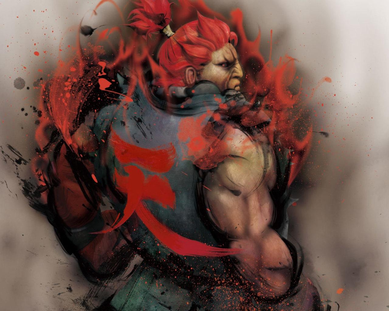 1280x1024 street fighter akuma