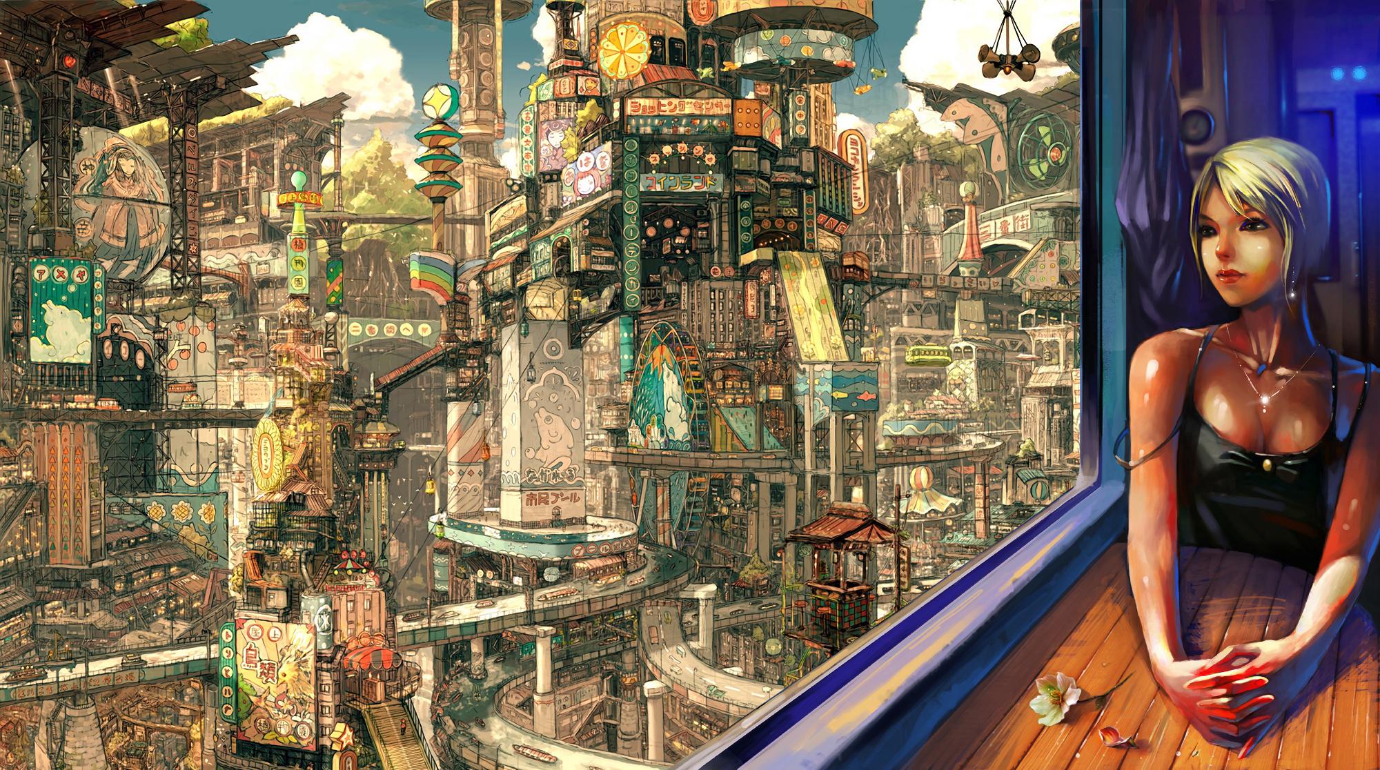 2000x1116 Steampunk Wallpaper Anime