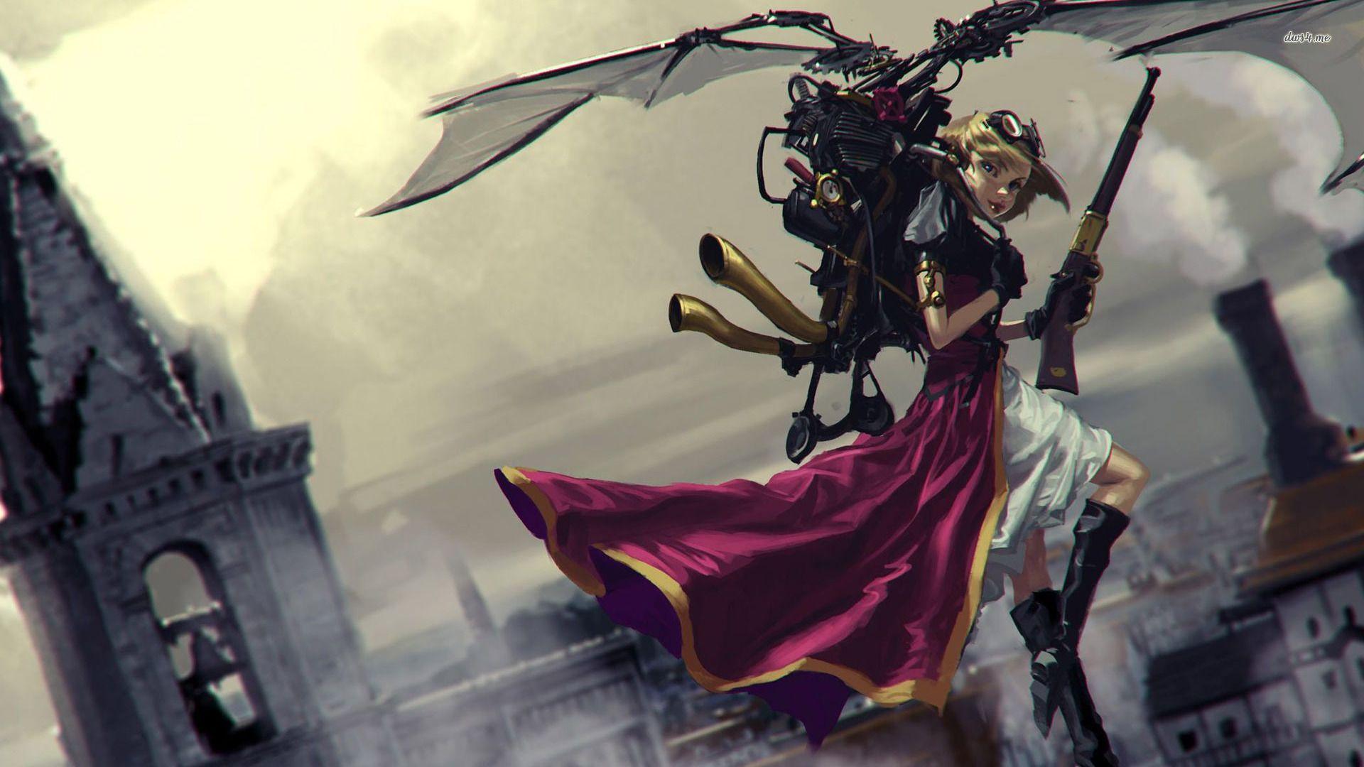 Steampunk Anime Girl Wallpapers Top Free Steampunk Anime Girl