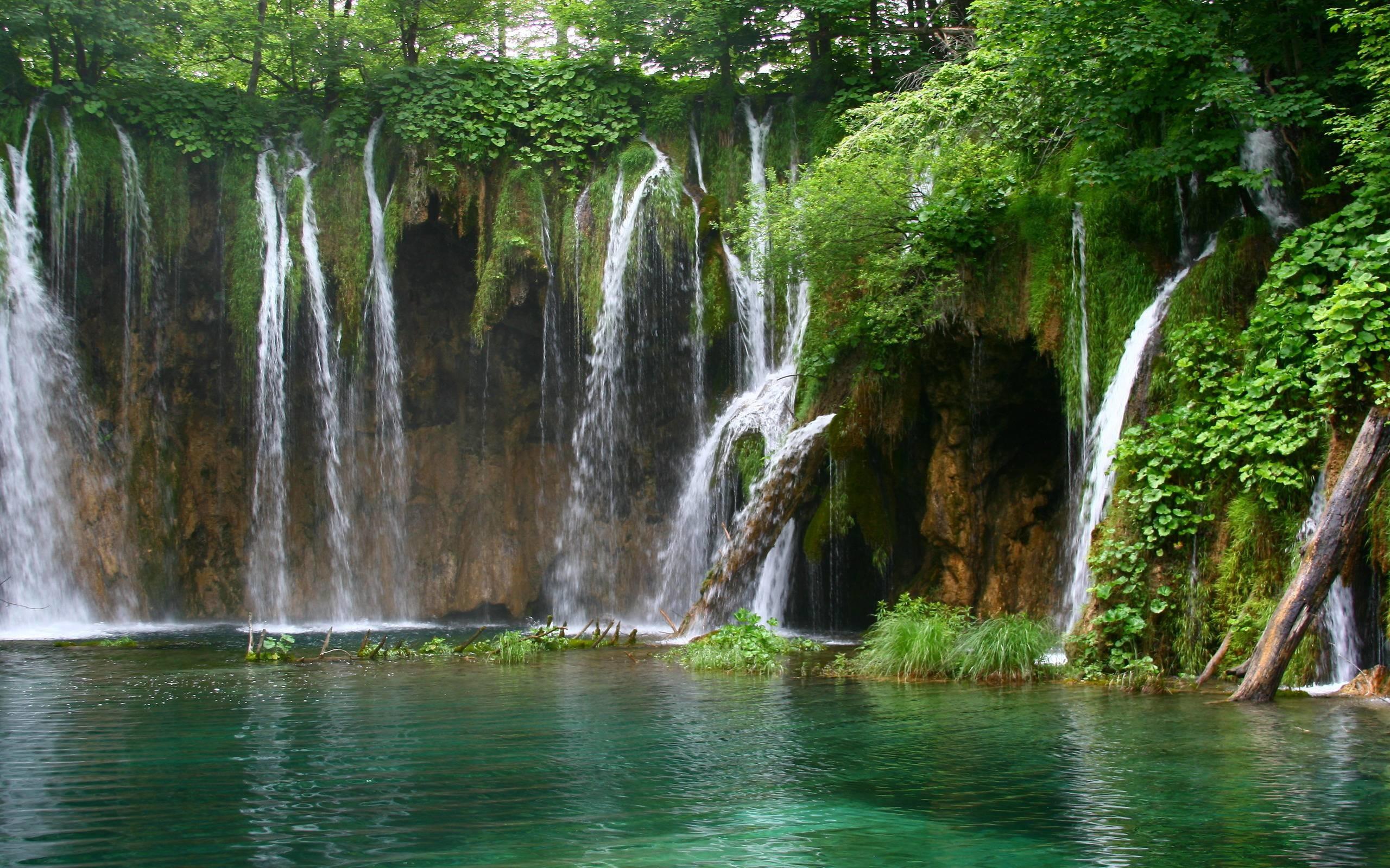 2560x1600 Waterfall HD Wallpaper background picture