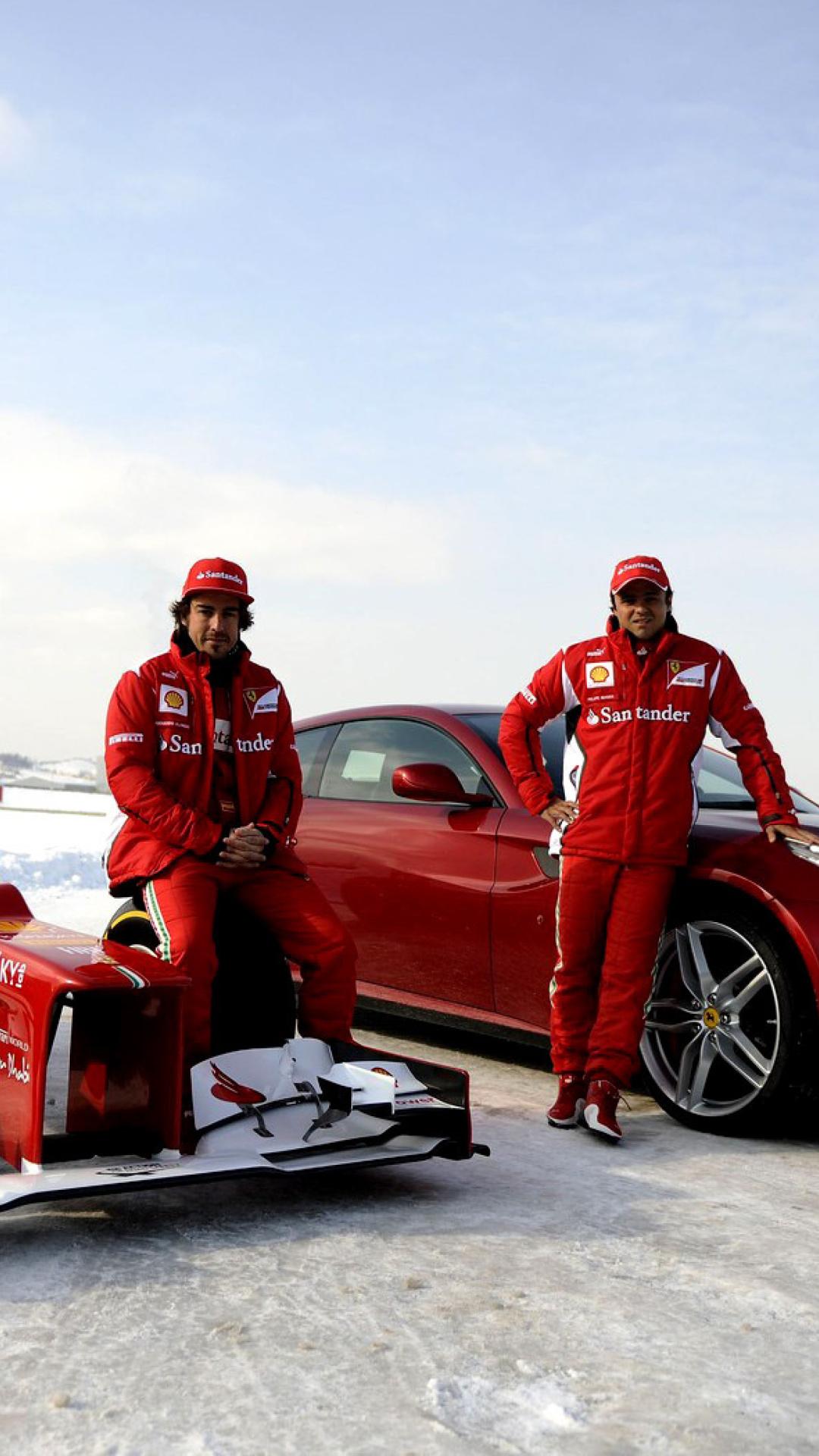 1080x1920 Fernando Alonso in Ferrari Wallpaper for iPhone 6 Plus